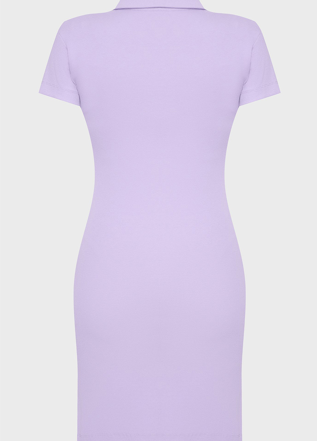 Лілова кежуал сукня поло PRPY однотонна