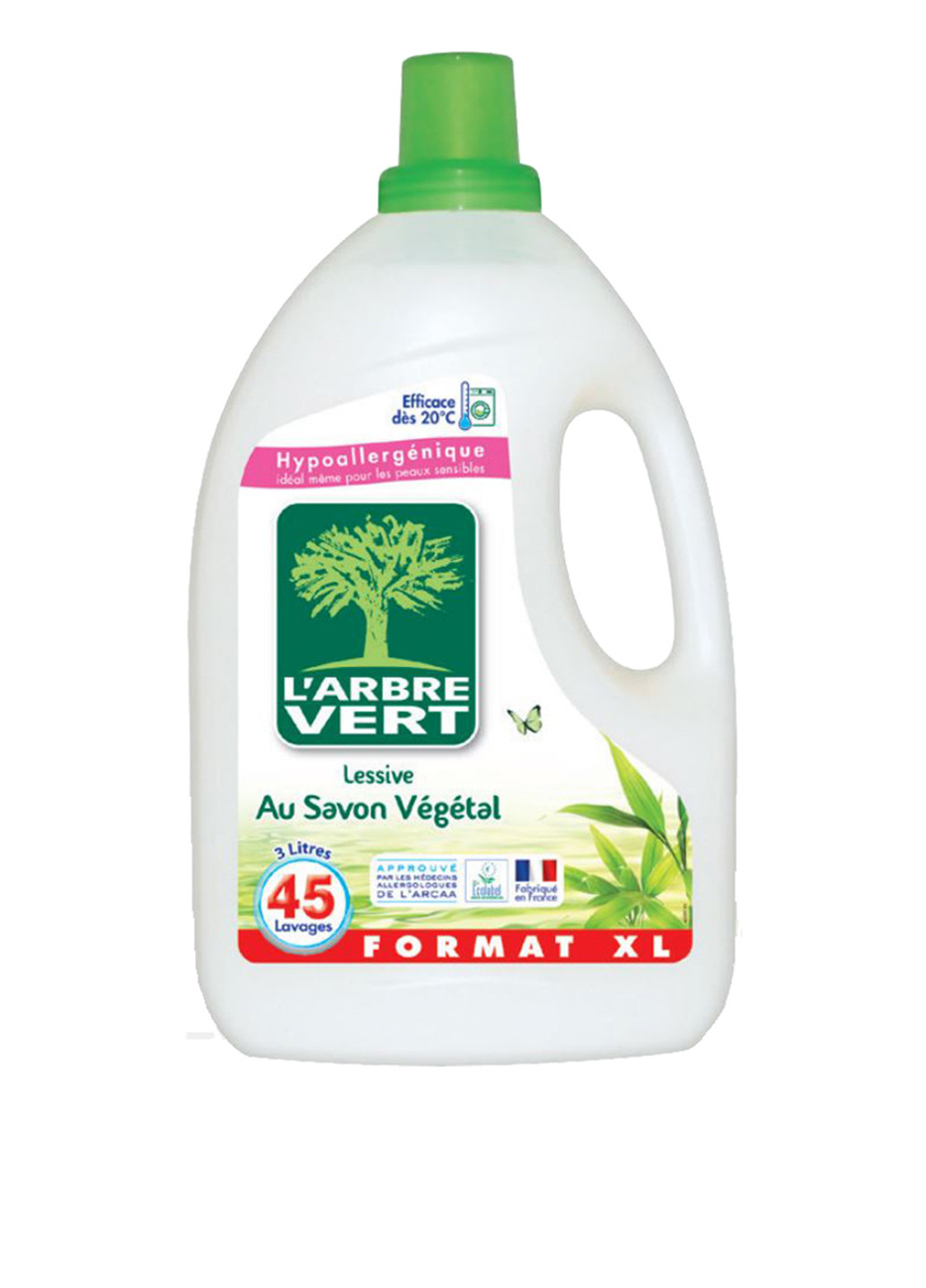 Жидкое средство для стирки Растительное мыло, 3000 мл L'arbre Vert (89547922)
