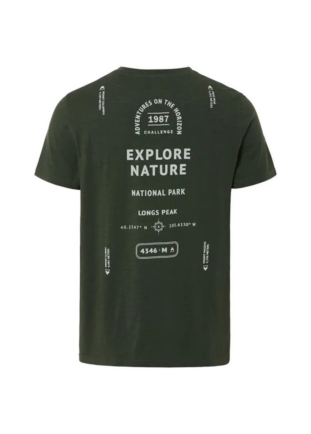 Темно-зелена футболка Livergy