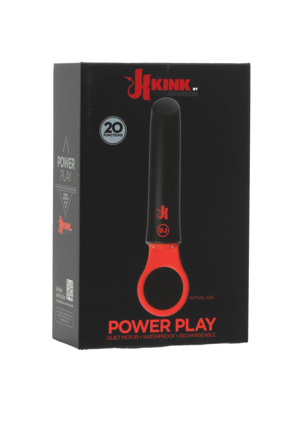 Вібратор Kink - Power Play with Silicone Grip Ring Doc Johnson (251954186)