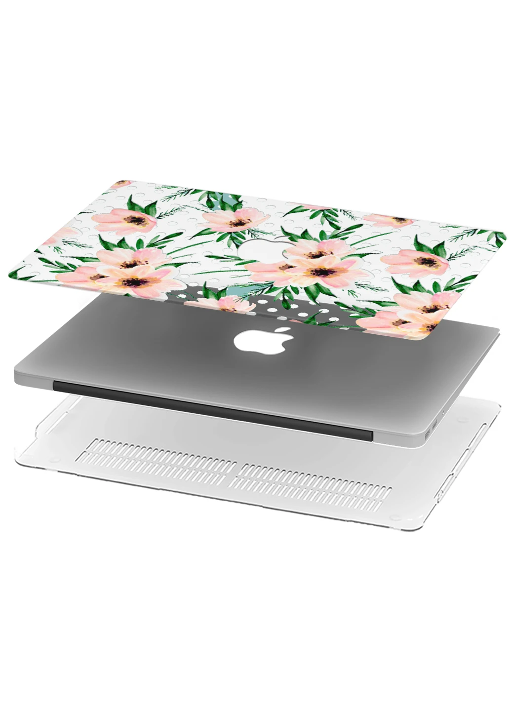 Чохол пластиковий для Apple MacBook Pro 15 A1707 / A1990 Квіти (Flowers) (9649-1919) MobiPrint (218524996)