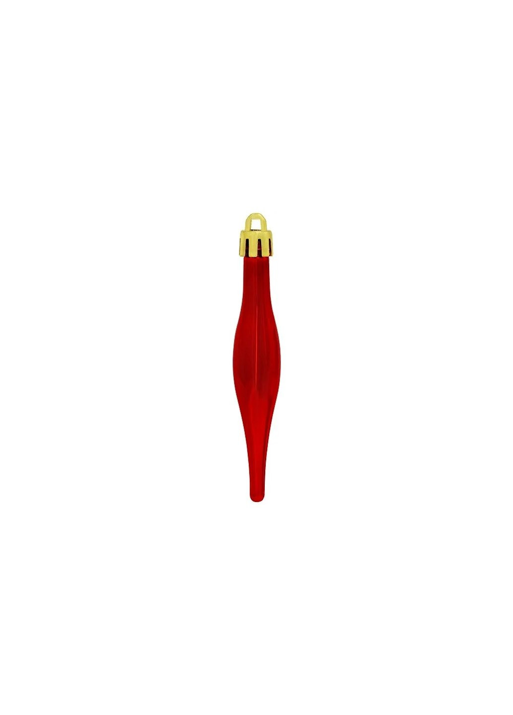 Ялинкова іграшка Бурульки 18 шт (9,5 см) червоні (5900410690691) Jumi (254593488)