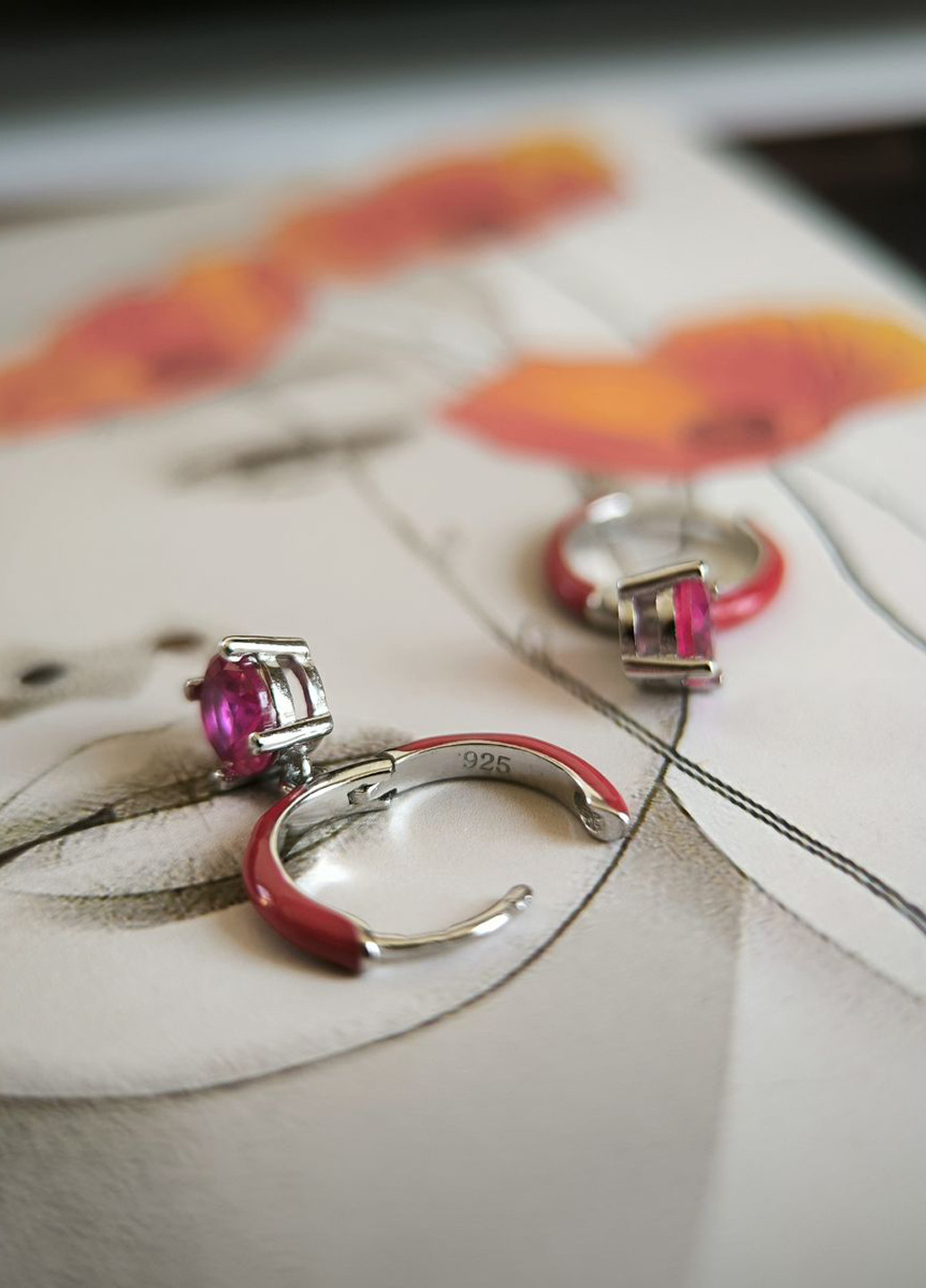 Серьги Silver Flame (350941300)