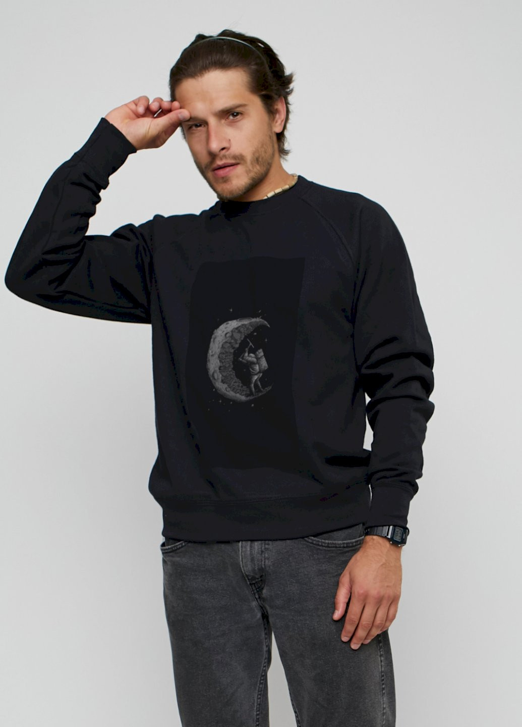 Чорний світшот YAPPI (198688824)