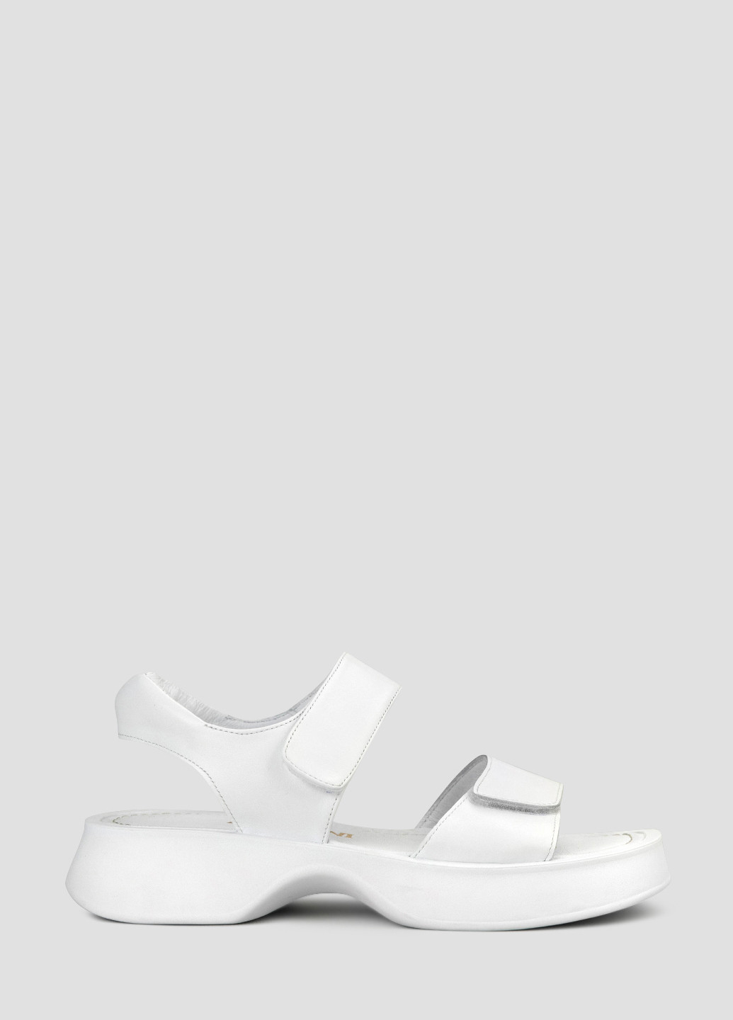 Белые босоножки vm villomi на липучке с белой подошвой