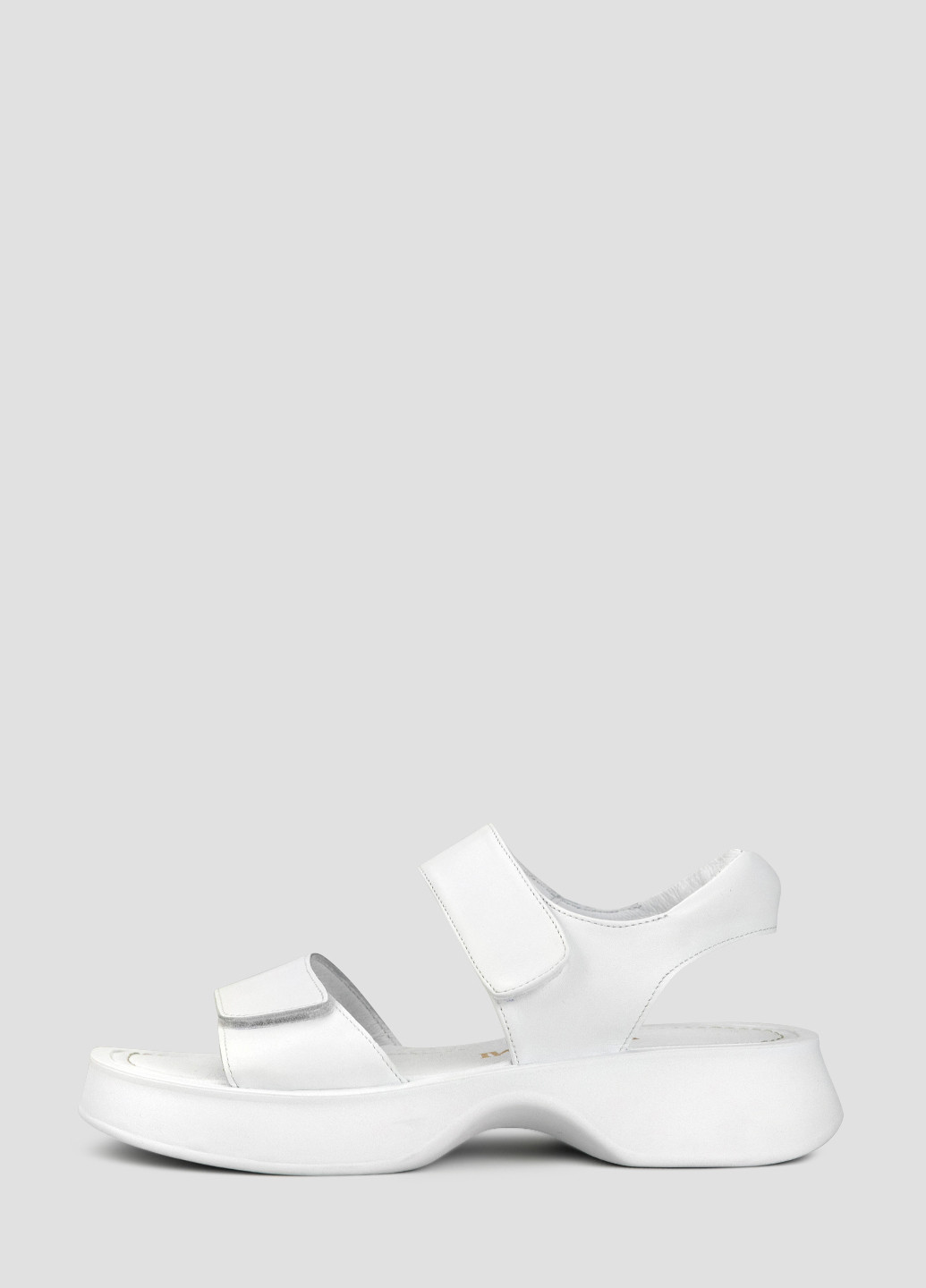 Белые босоножки vm villomi на липучке с белой подошвой