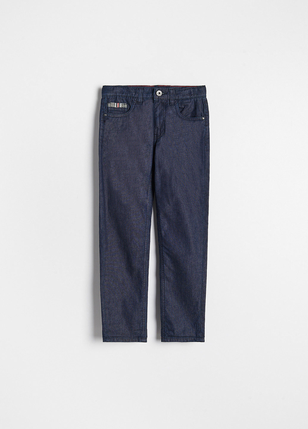 Темно-синие демисезонные прямые джинсы Reserved