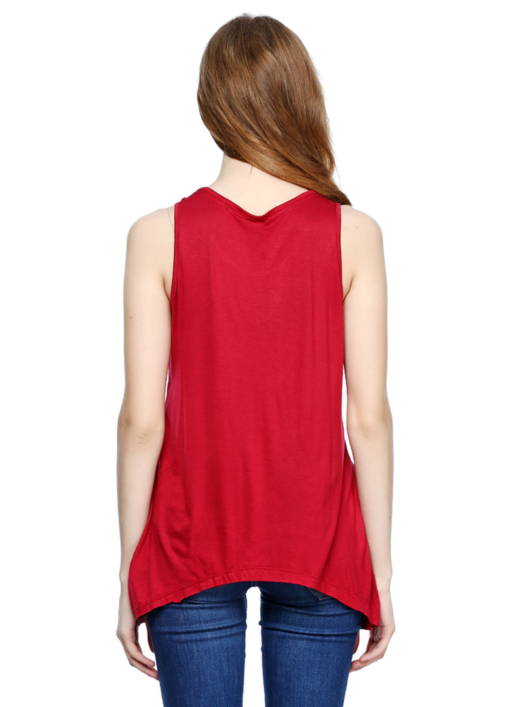 Красная летняя блуза Яavin