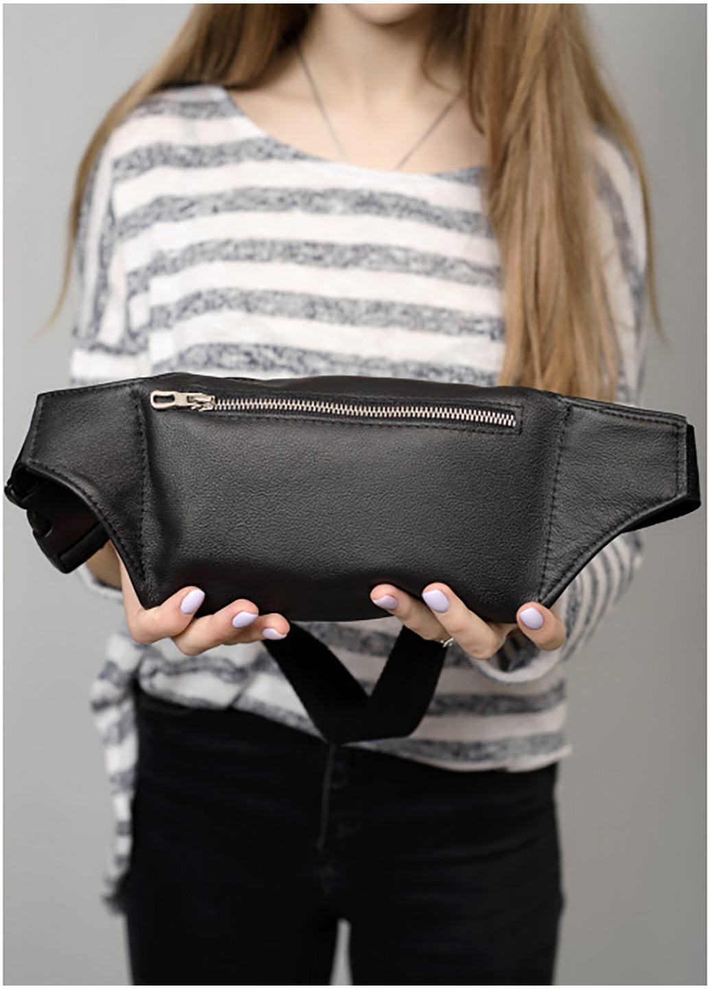 Женская сумка на пояс (бананка) 30,5х14 см Sambag (252130593)