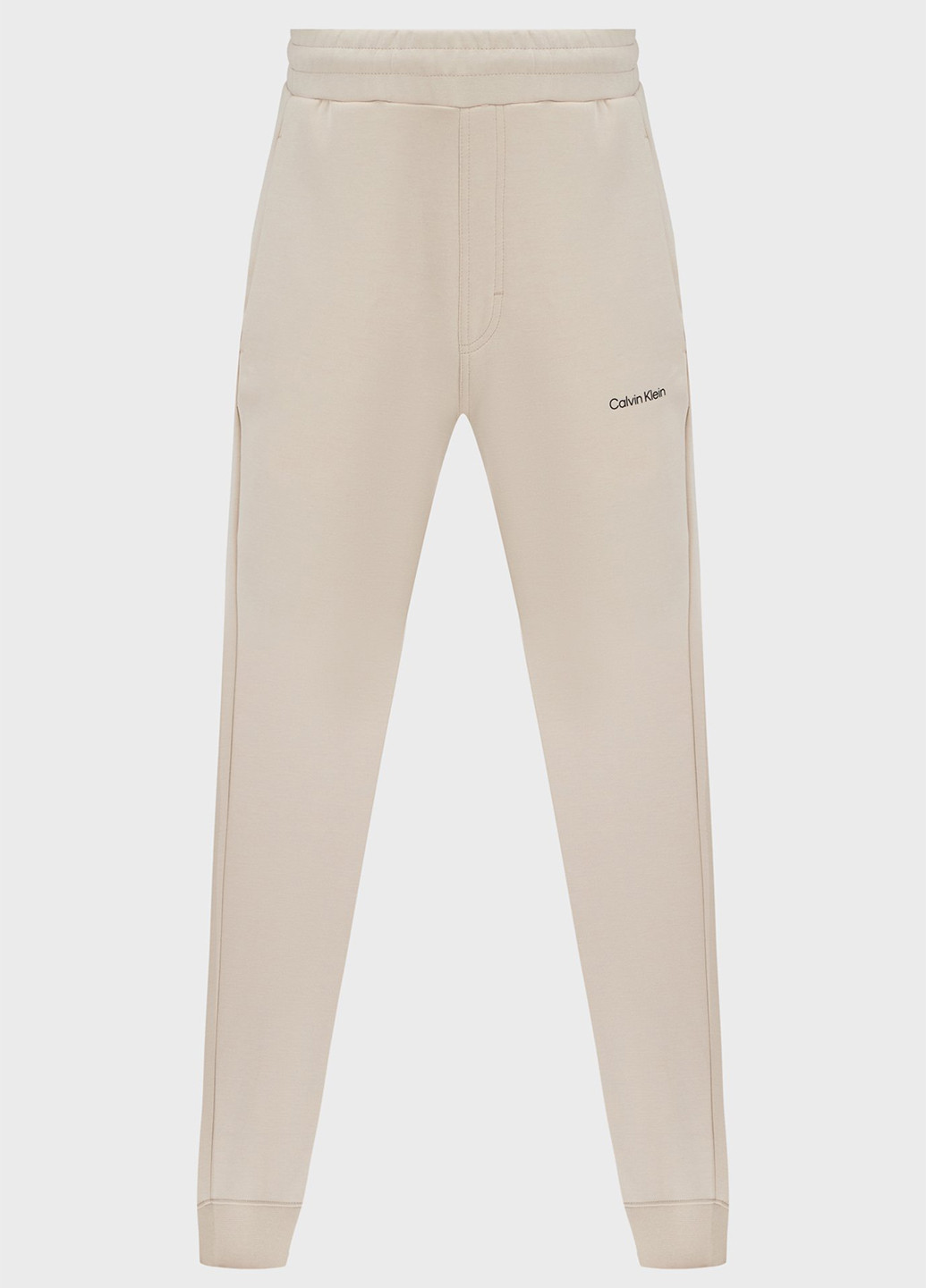 Бежевые кэжуал демисезонные джоггеры брюки Calvin Klein