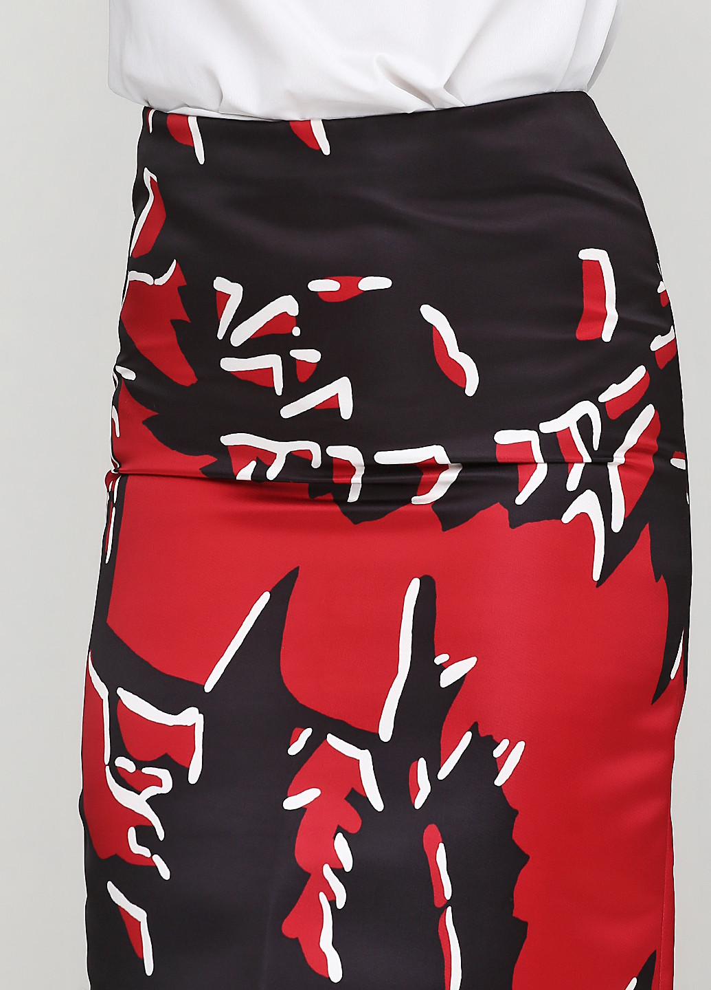 Черная кэжуал с рисунком юбка Marni мини