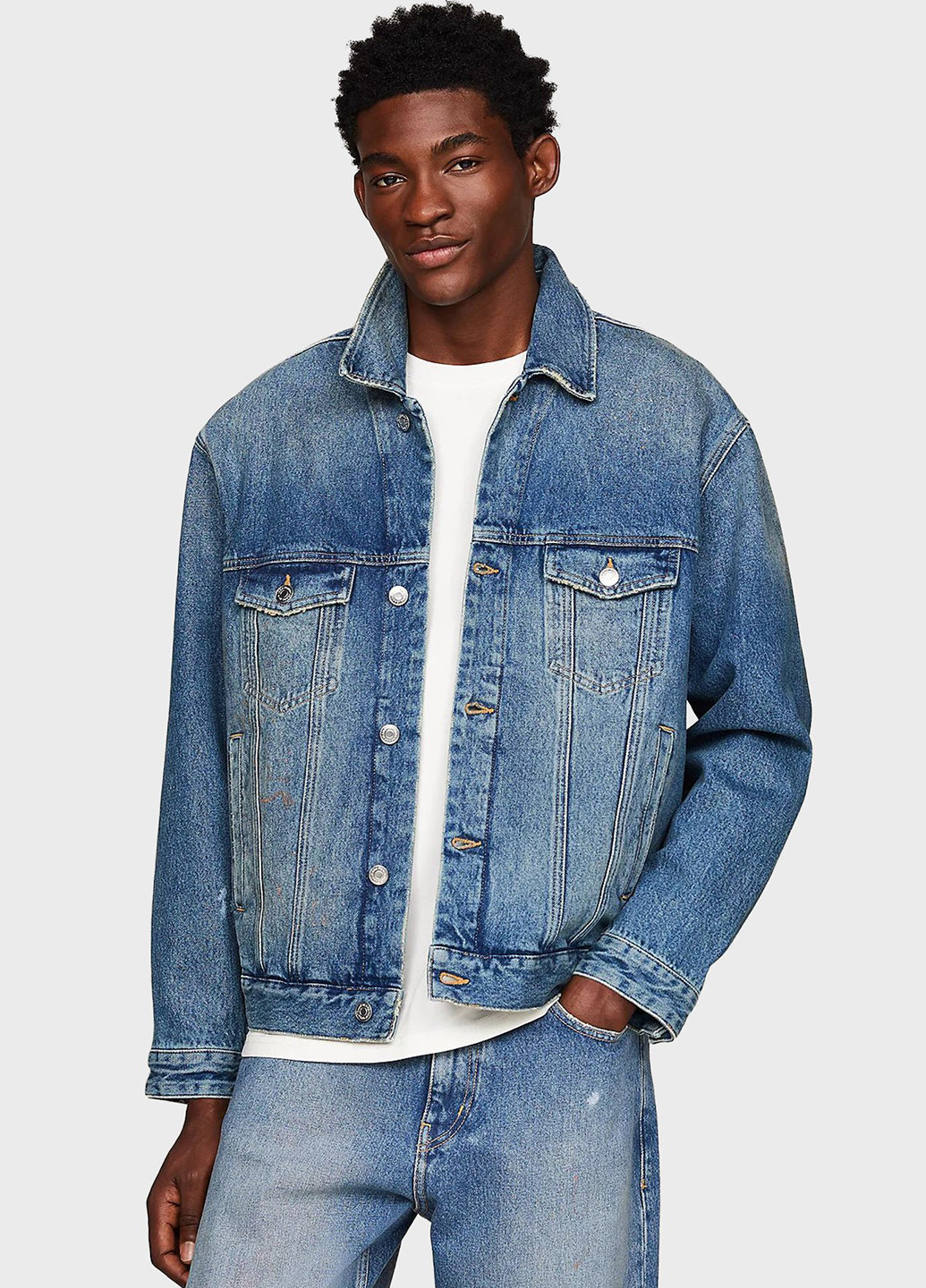 Синя демісезонна куртка Tommy Jeans