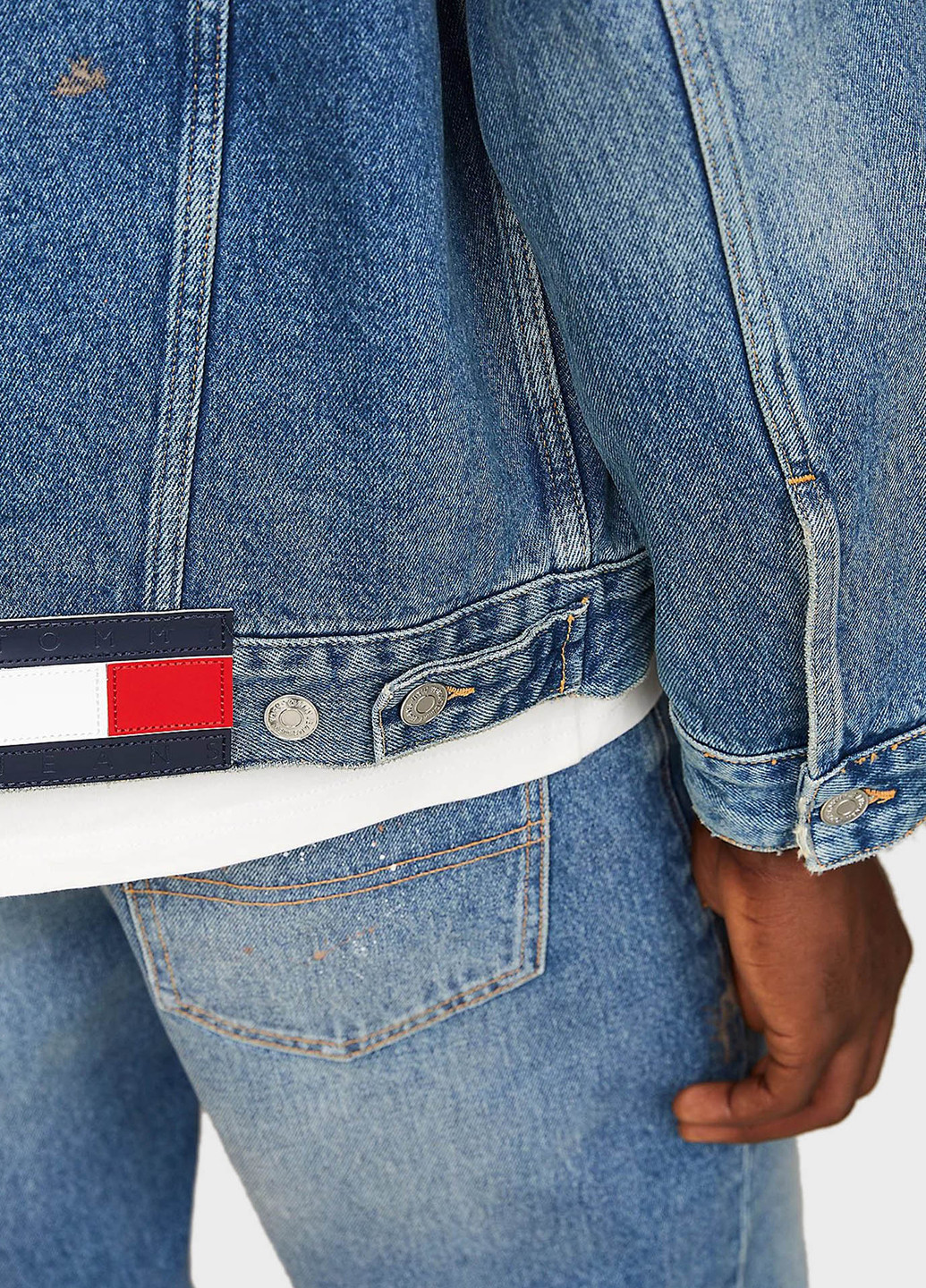 Синя демісезонна куртка Tommy Jeans