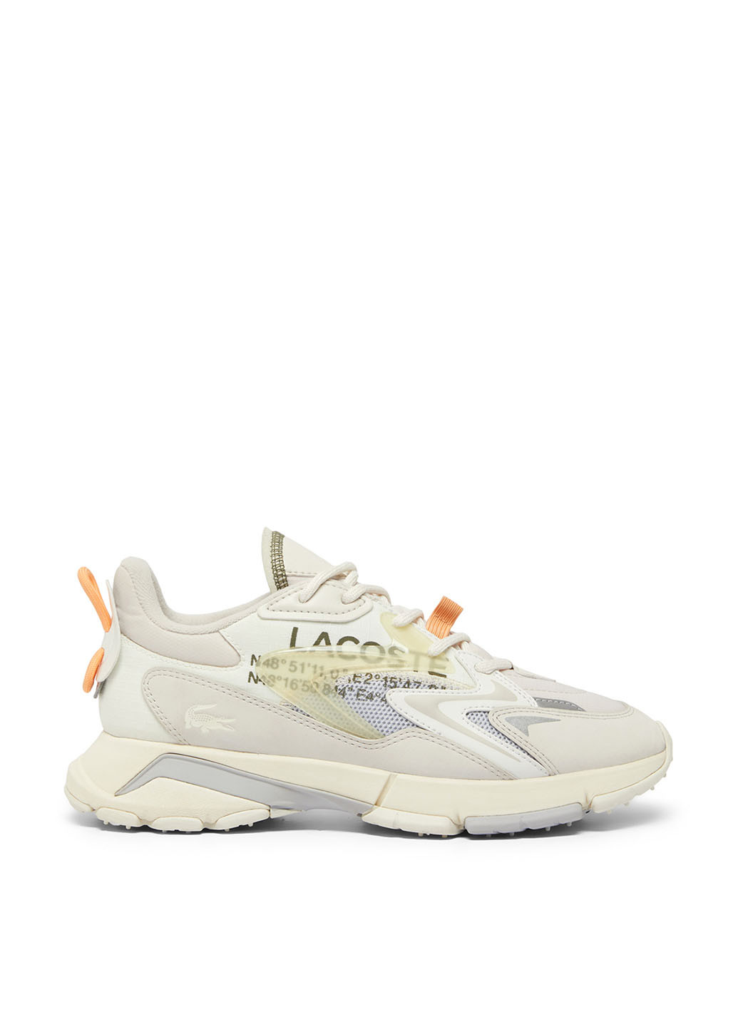 Белые демисезонные кроссовки Lacoste L003 Neo Tech