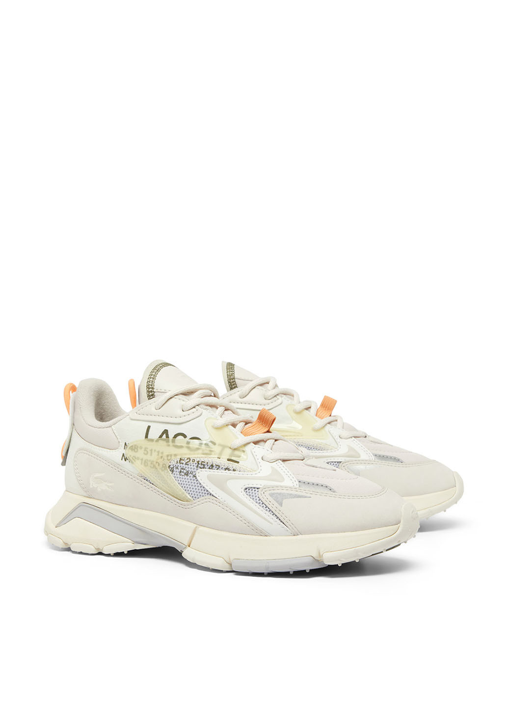 Белые демисезонные кроссовки Lacoste L003 Neo Tech