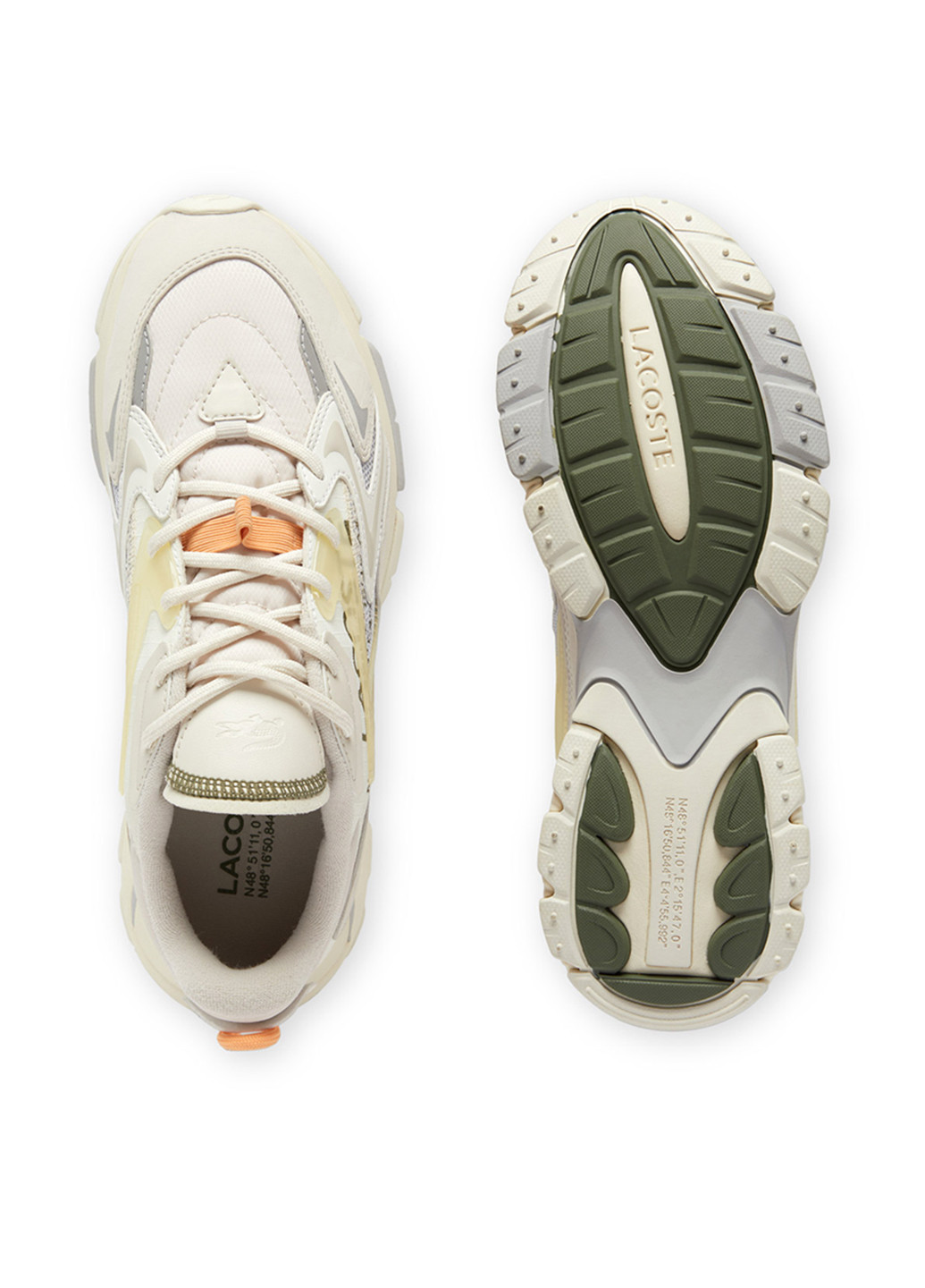 Белые демисезонные кроссовки Lacoste L003 Neo Tech