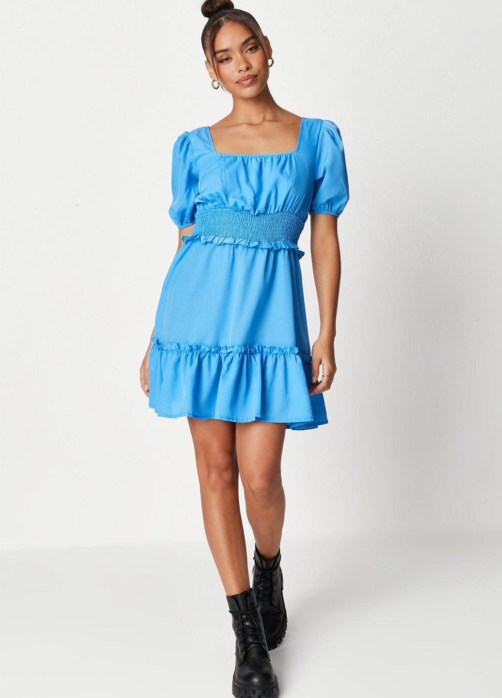 Синя кежуал сукня Missguided однотонна