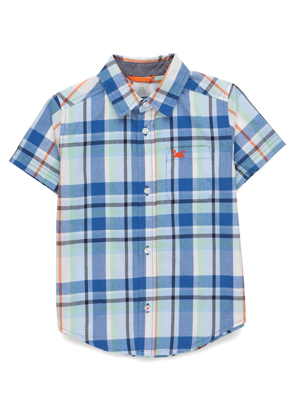 Цветная кэжуал рубашка в клетку Gymboree