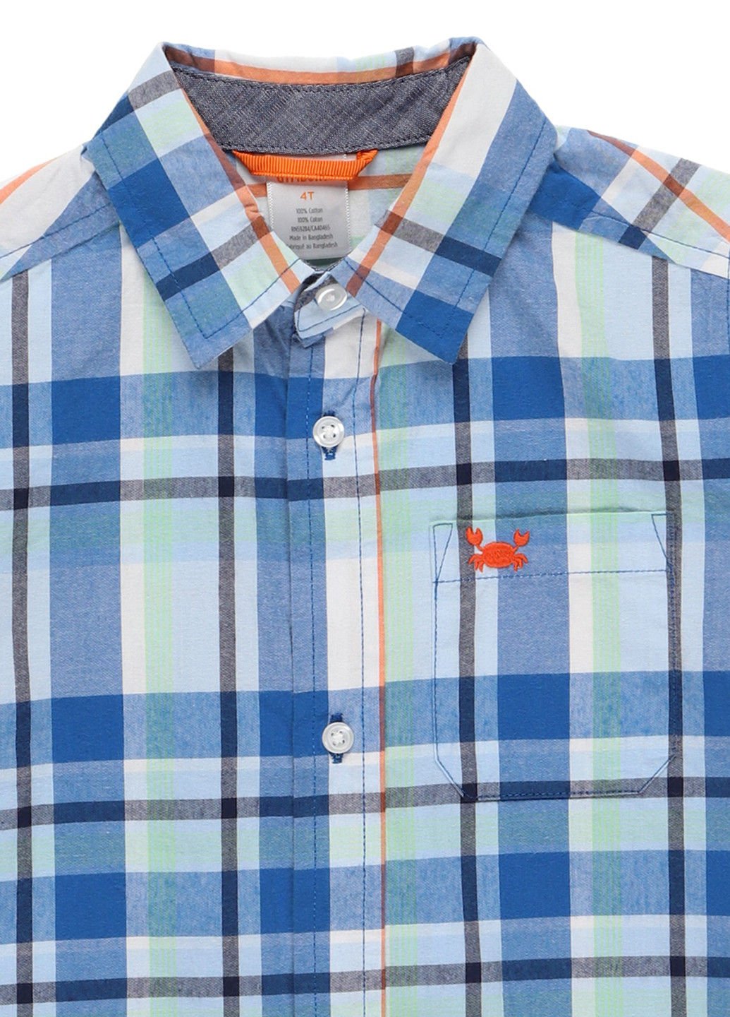 Цветная кэжуал рубашка в клетку Gymboree