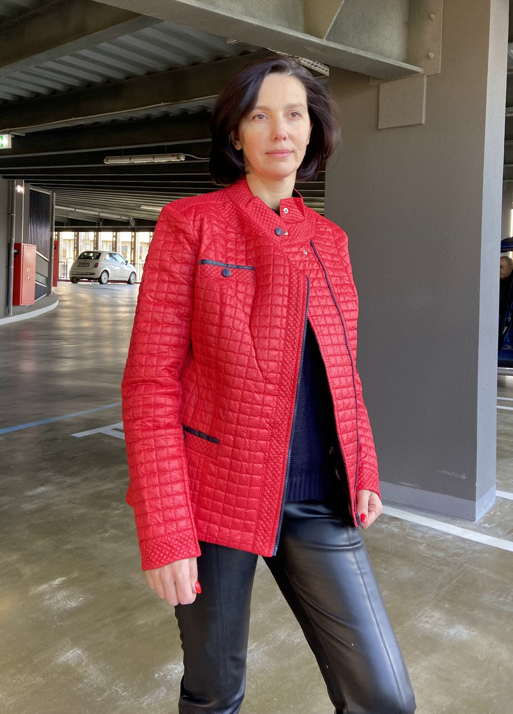 Красная демисезонная куртка No Brand Кристи