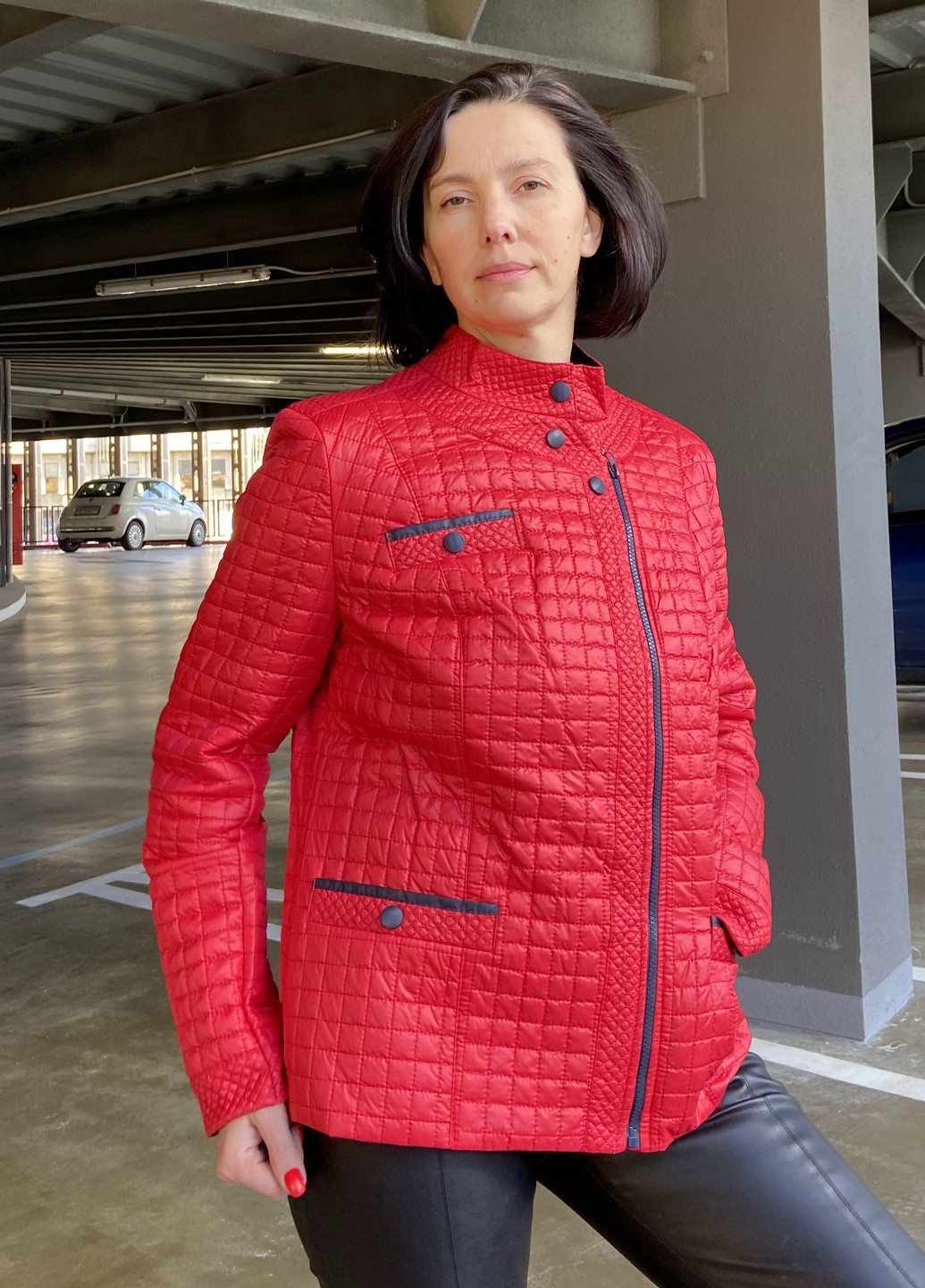 Красная демисезонная куртка No Brand Кристи