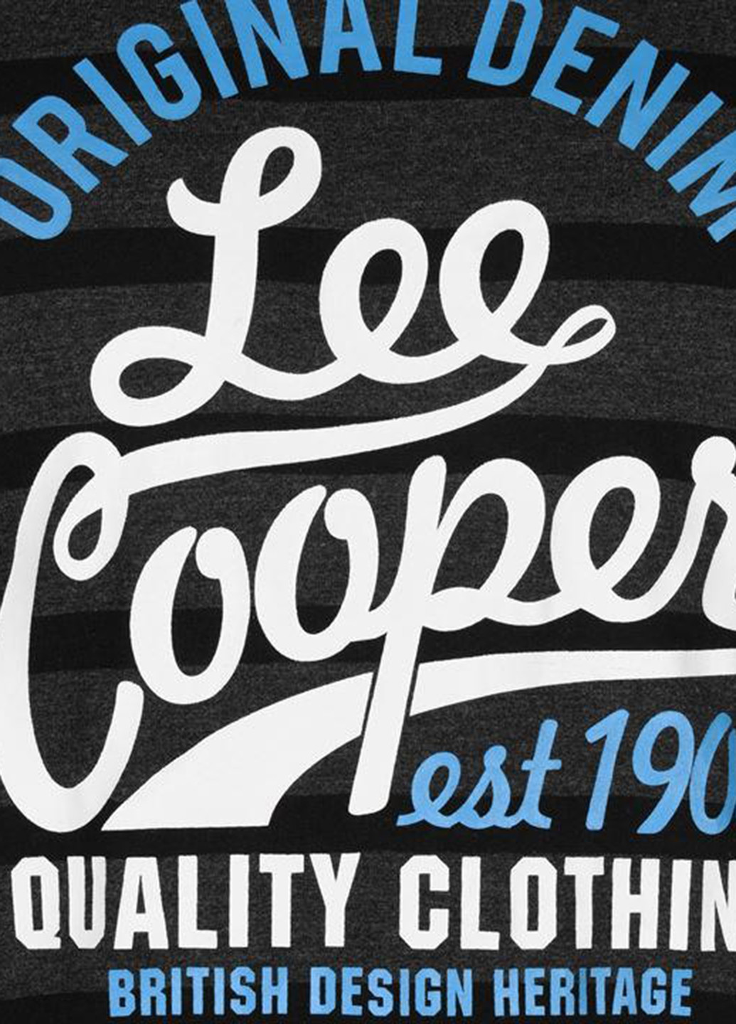 Темно-сіра футболка Lee Cooper