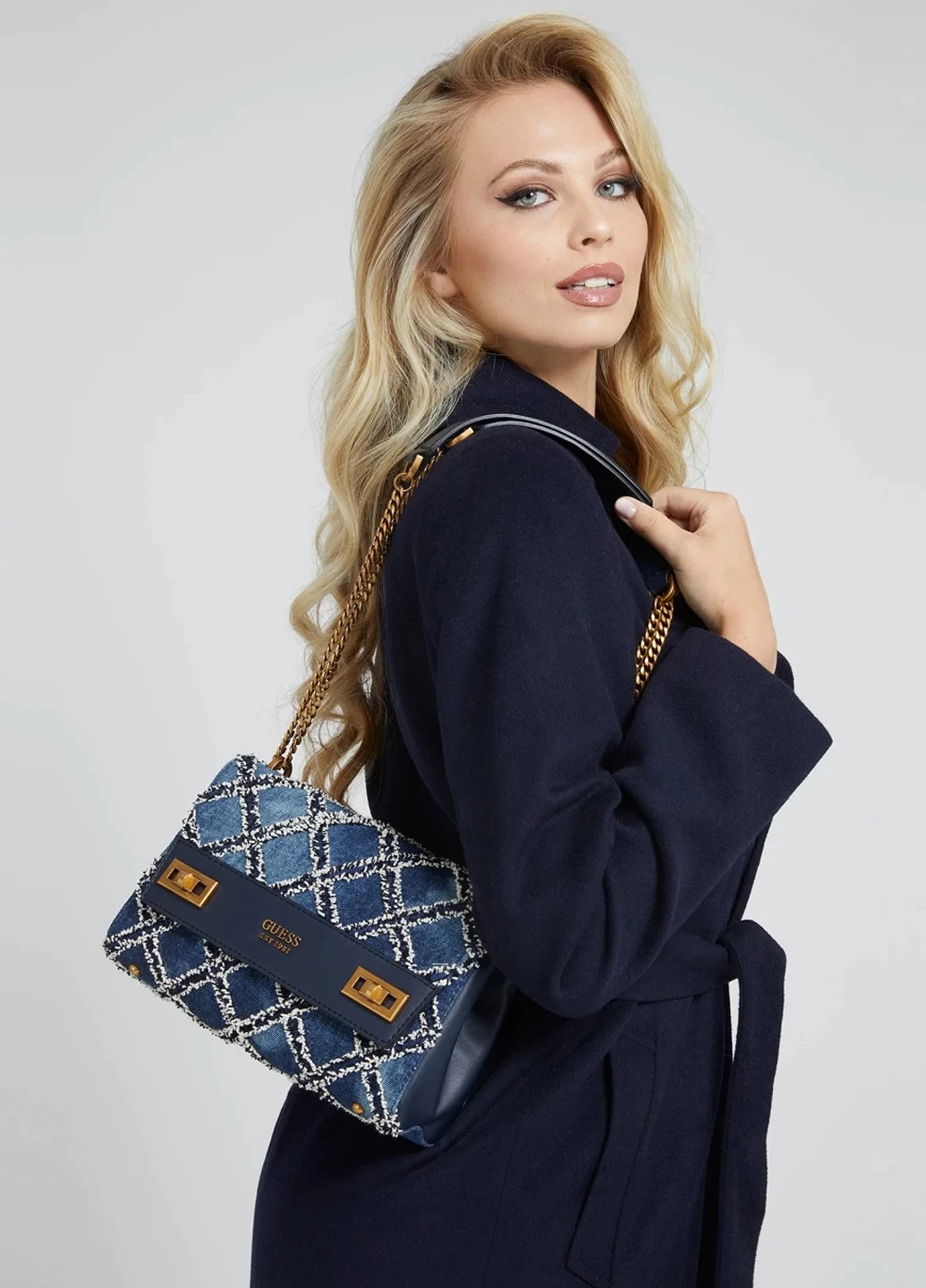 Сумка кросс-боди Guess KATEY FLAP SHOULDER BAG (251444226)