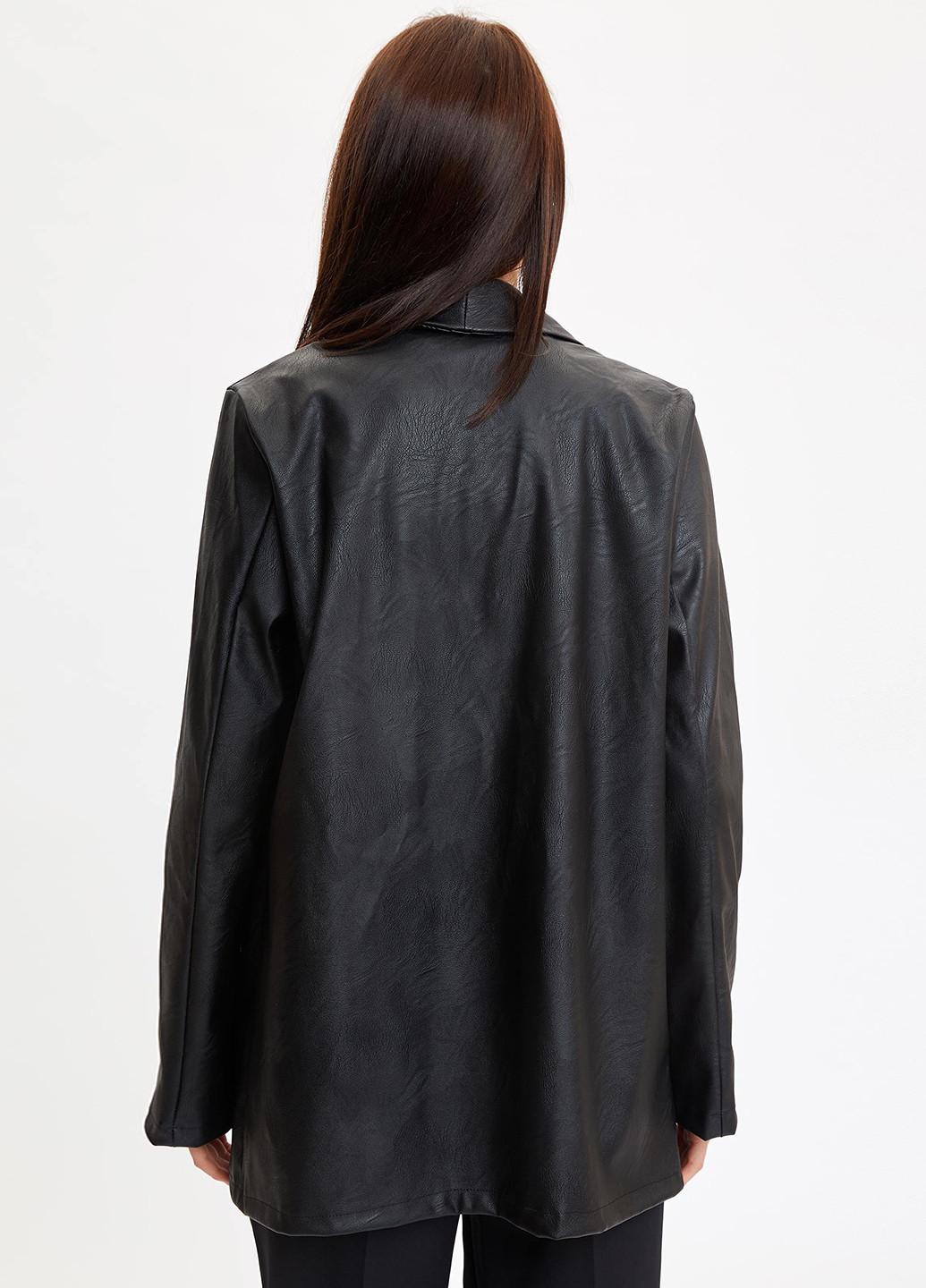 Черный женский пиджак DeFacto - демисезонный