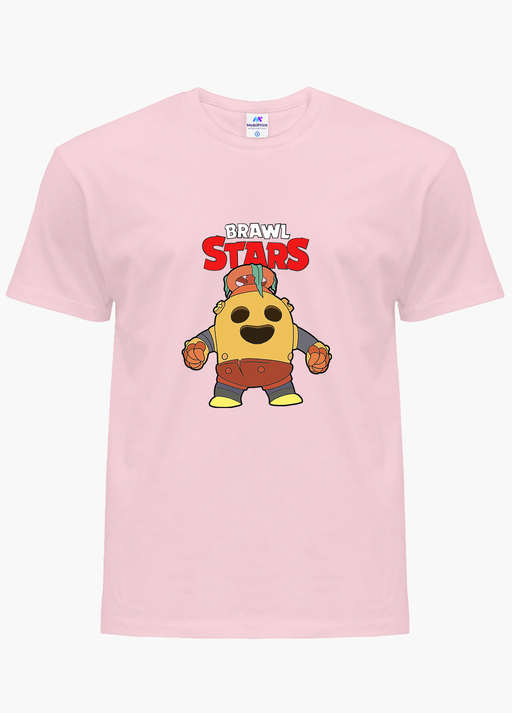 Рожева демісезонна футболка дитяча спайк бравл старс (spike brawl stars) (9224-1005) MobiPrint