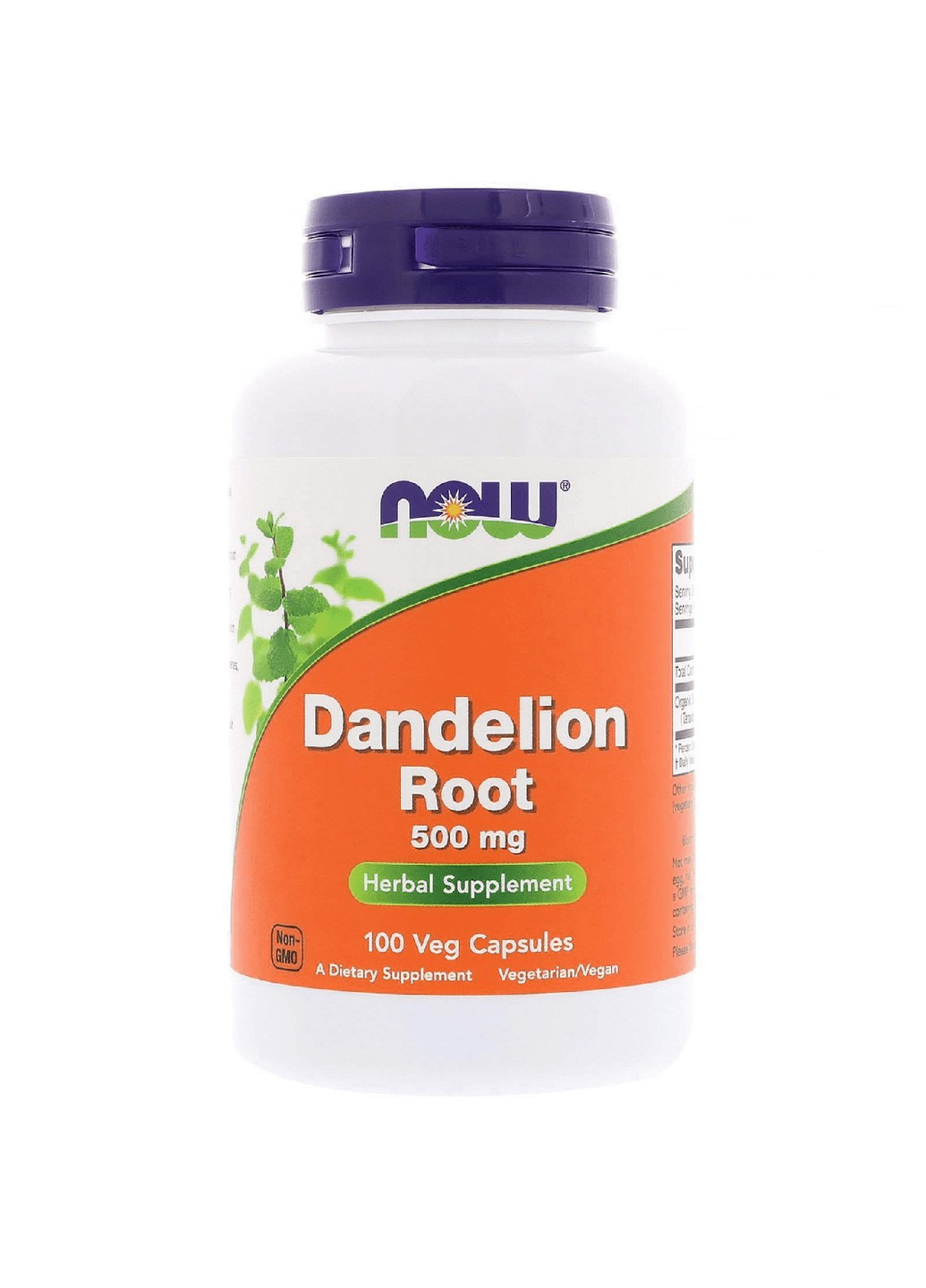 Экстракт корня одуванчика Dandelion Root 500 мг (100 капс) нау фудс Now Foods (255410018)