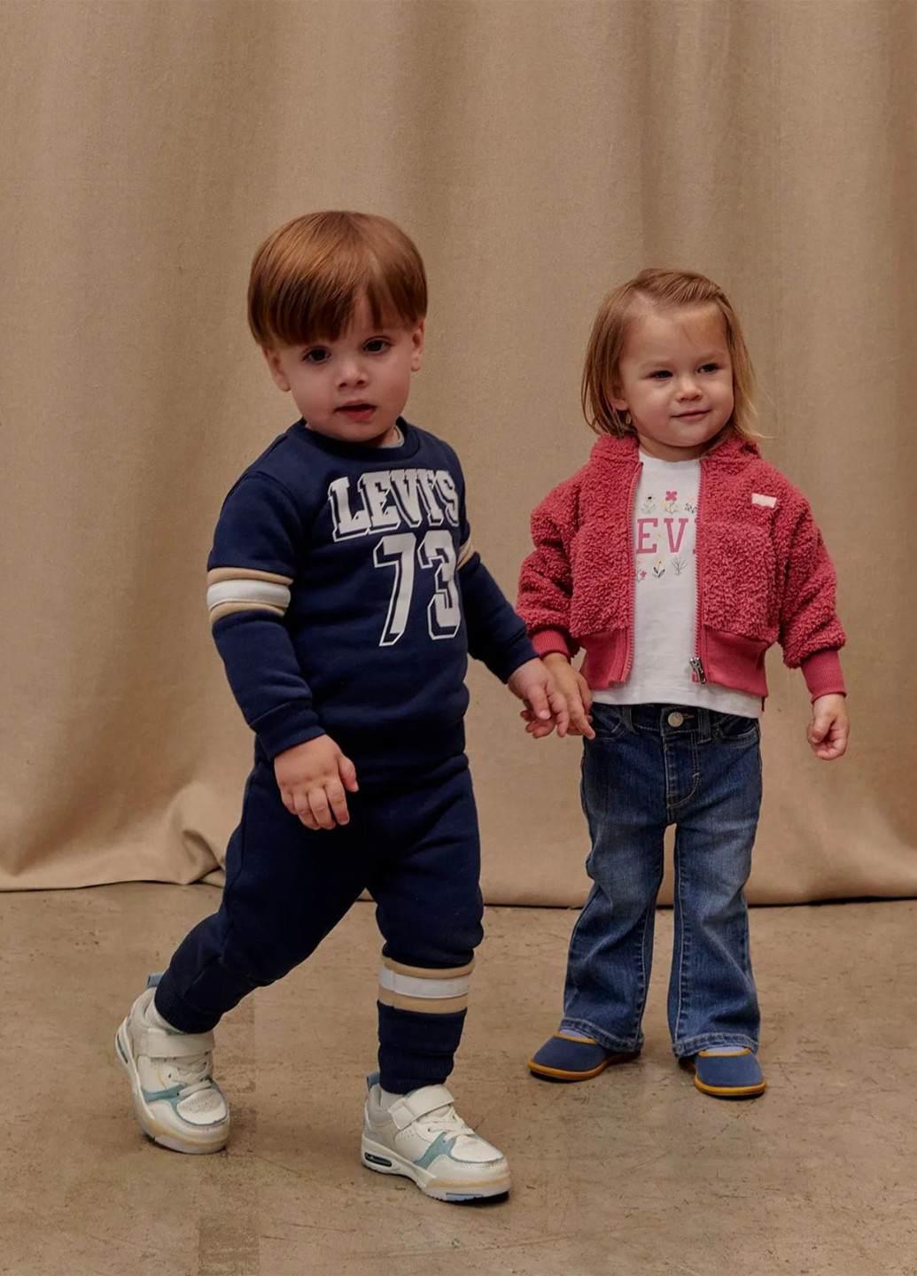 Синій демісезонний комплект (світшот, брюки) Levi's