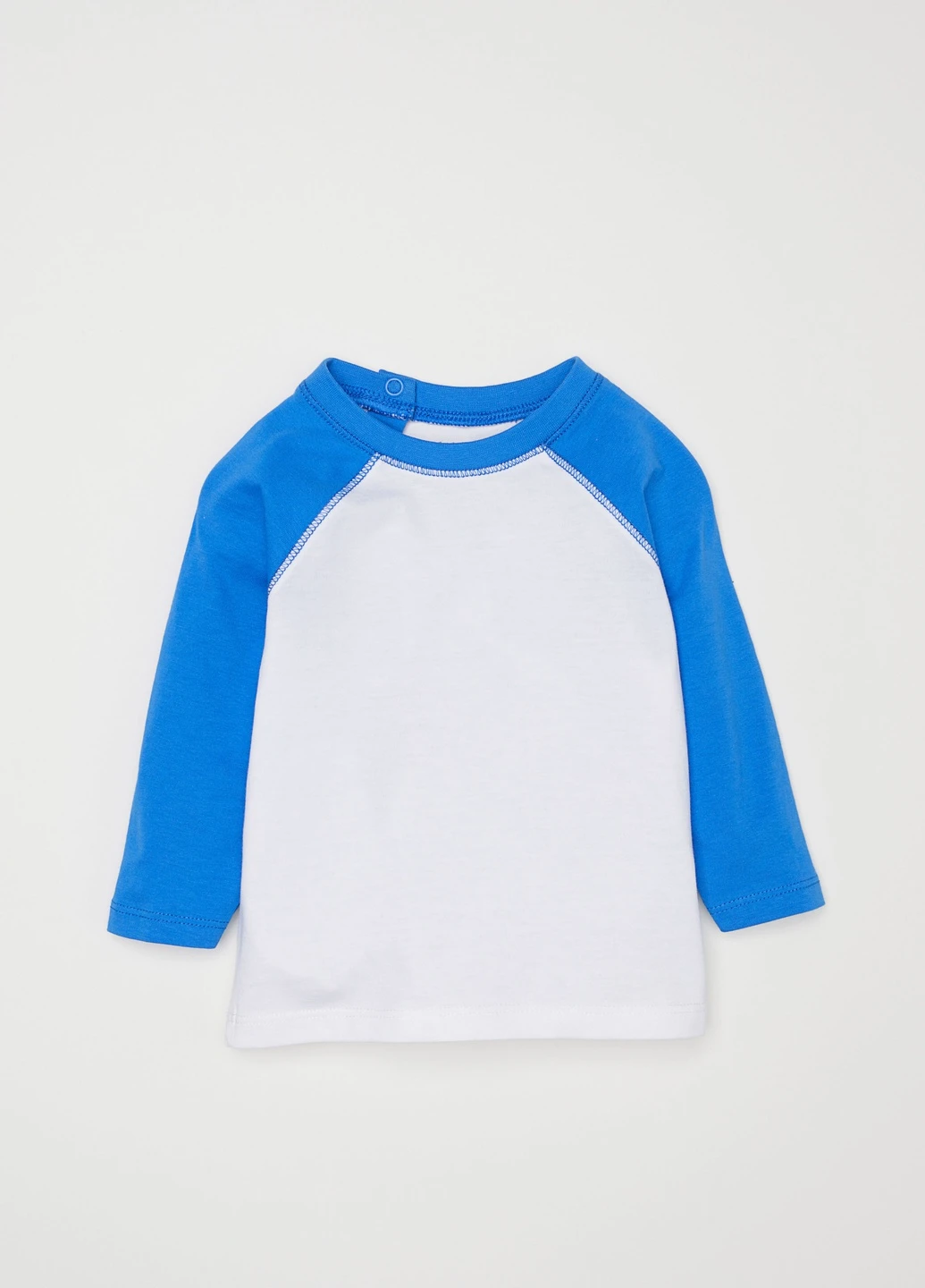 Лонгслів,білий-синій, H&M (255192043)