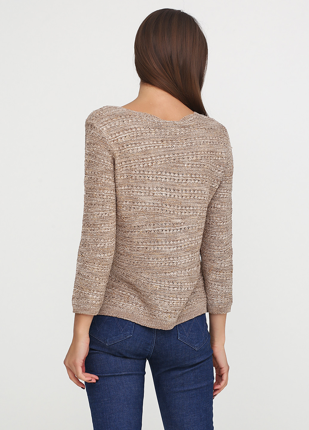 Бежевий демісезонний пуловер пуловер Massimo Dutti