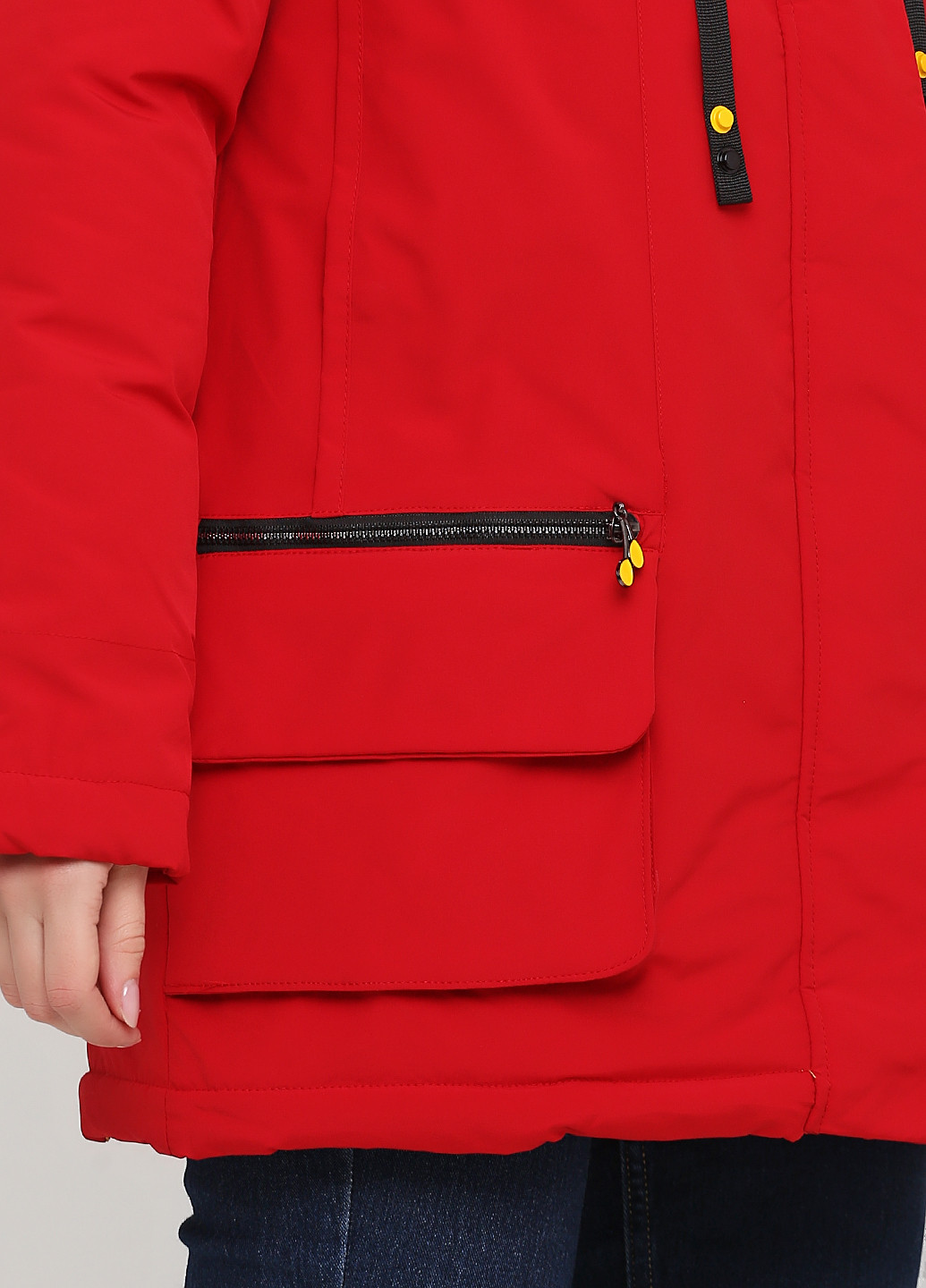 Красная зимняя куртка PH
