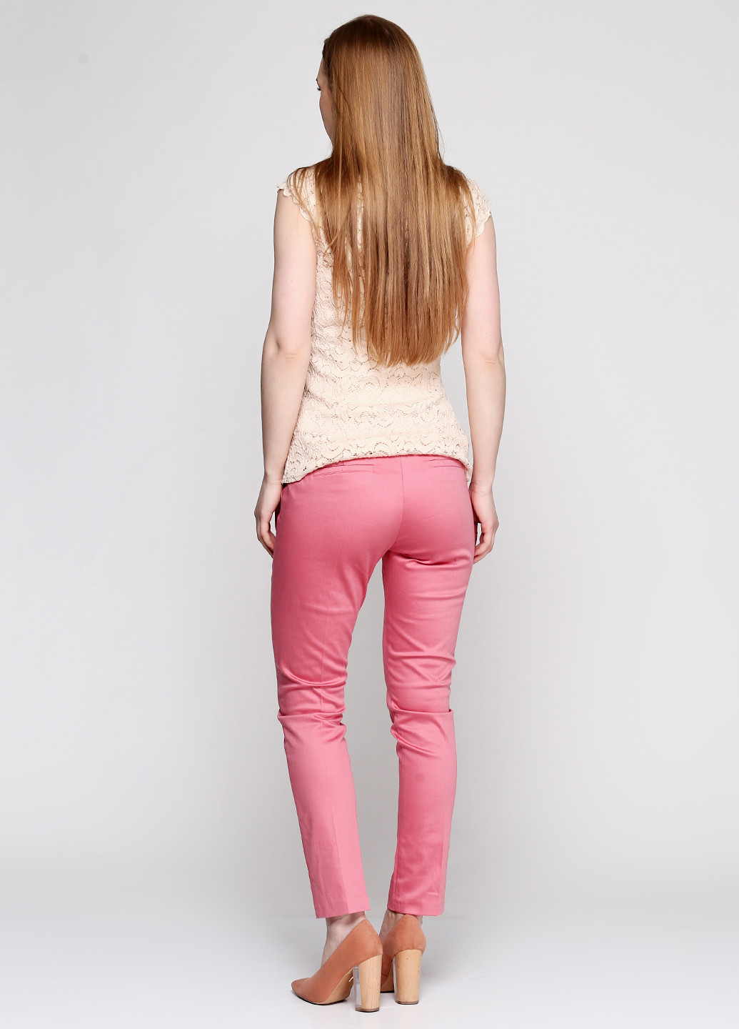 Розовые кэжуал летние зауженные брюки Orsay