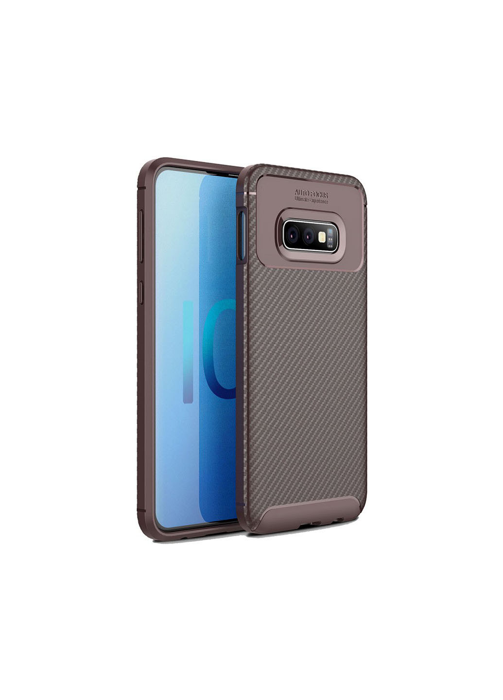 Чехол TPU Carbon Fiber 1,5mm Case Samsung Galaxy S10e Coffee Toto (243665613)