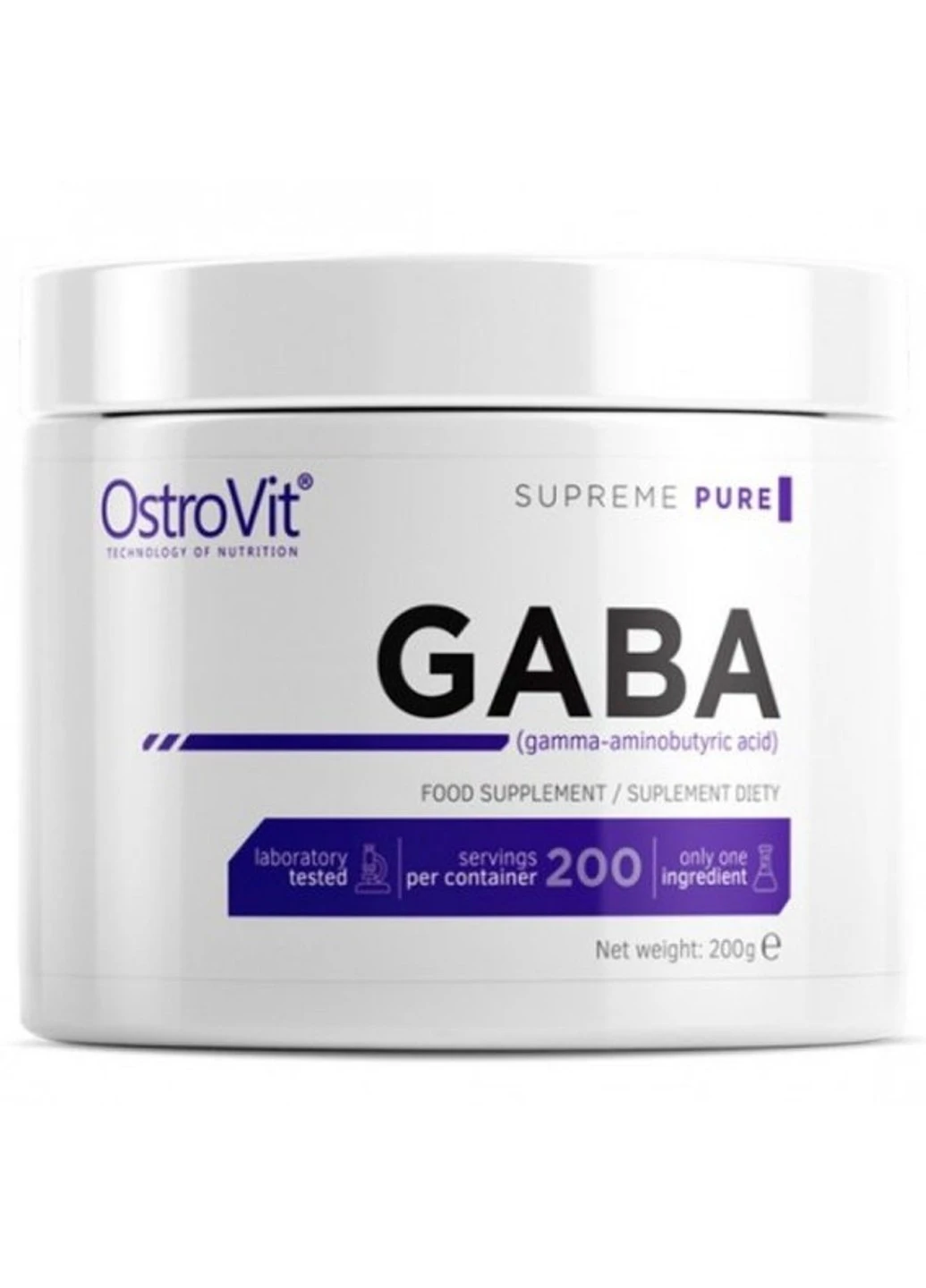 ГАМК Gaba Pure Suprime 200 грамм Ostrovit (255363550)