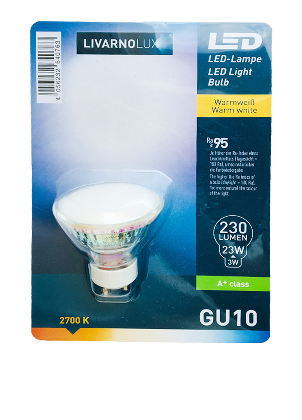 Led лампочка GU10 Livarno Lux (151689190)