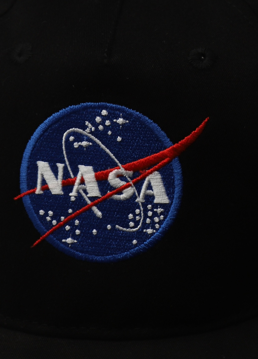Чорна кепка з вишитим логотипом Nasa (251240647)