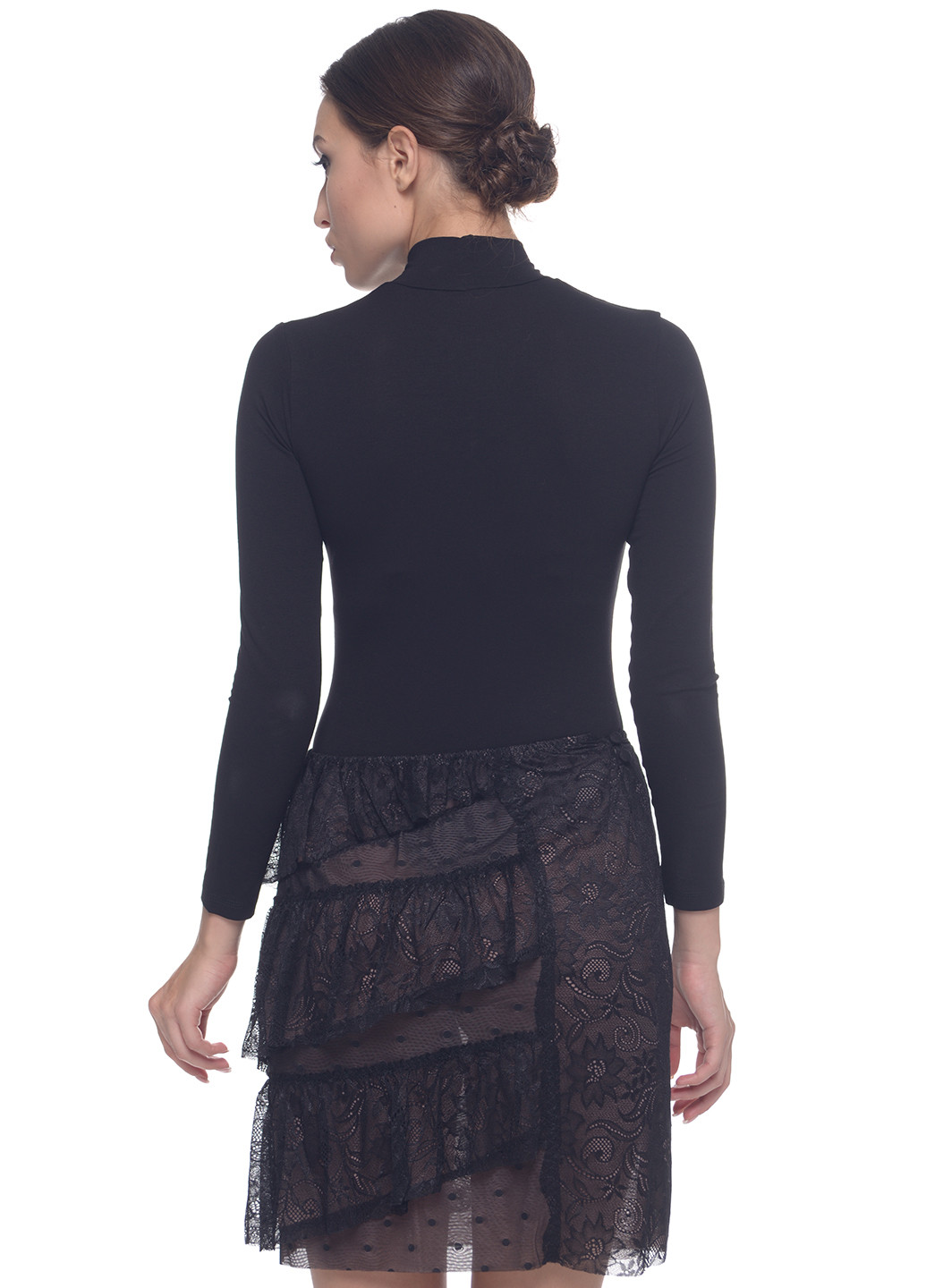 Черная кэжуал однотонная юбка Arefeva