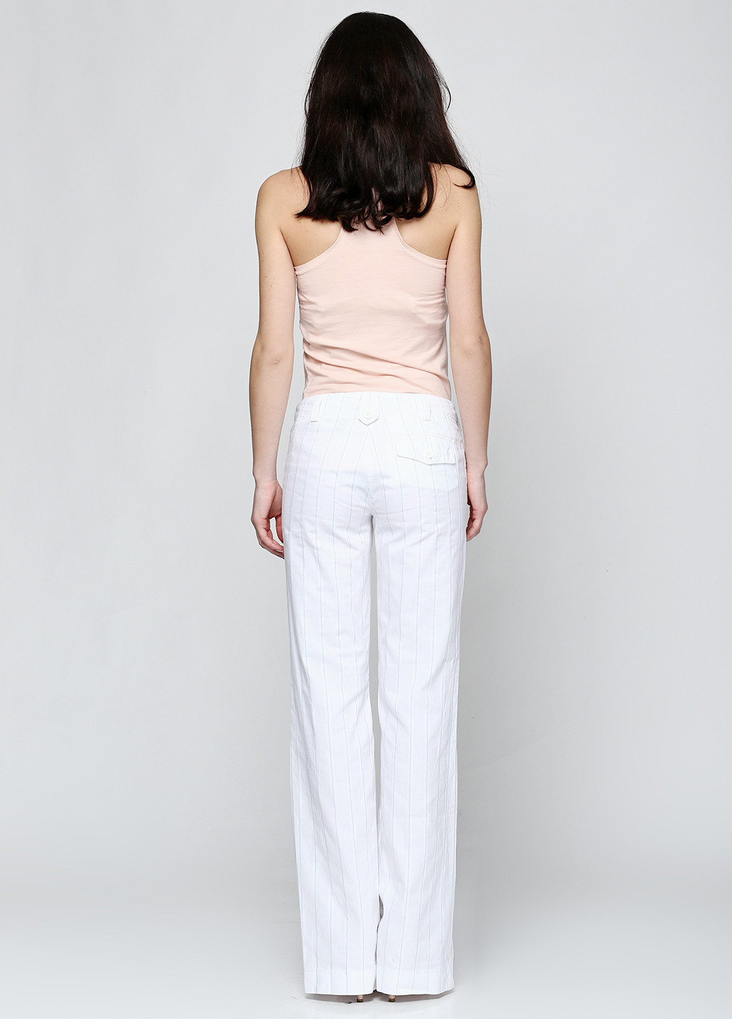 Белые кэжуал демисезонные брюки Escada