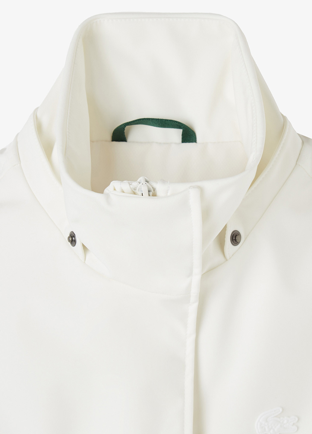 Біла демісезонна куртка Lacoste