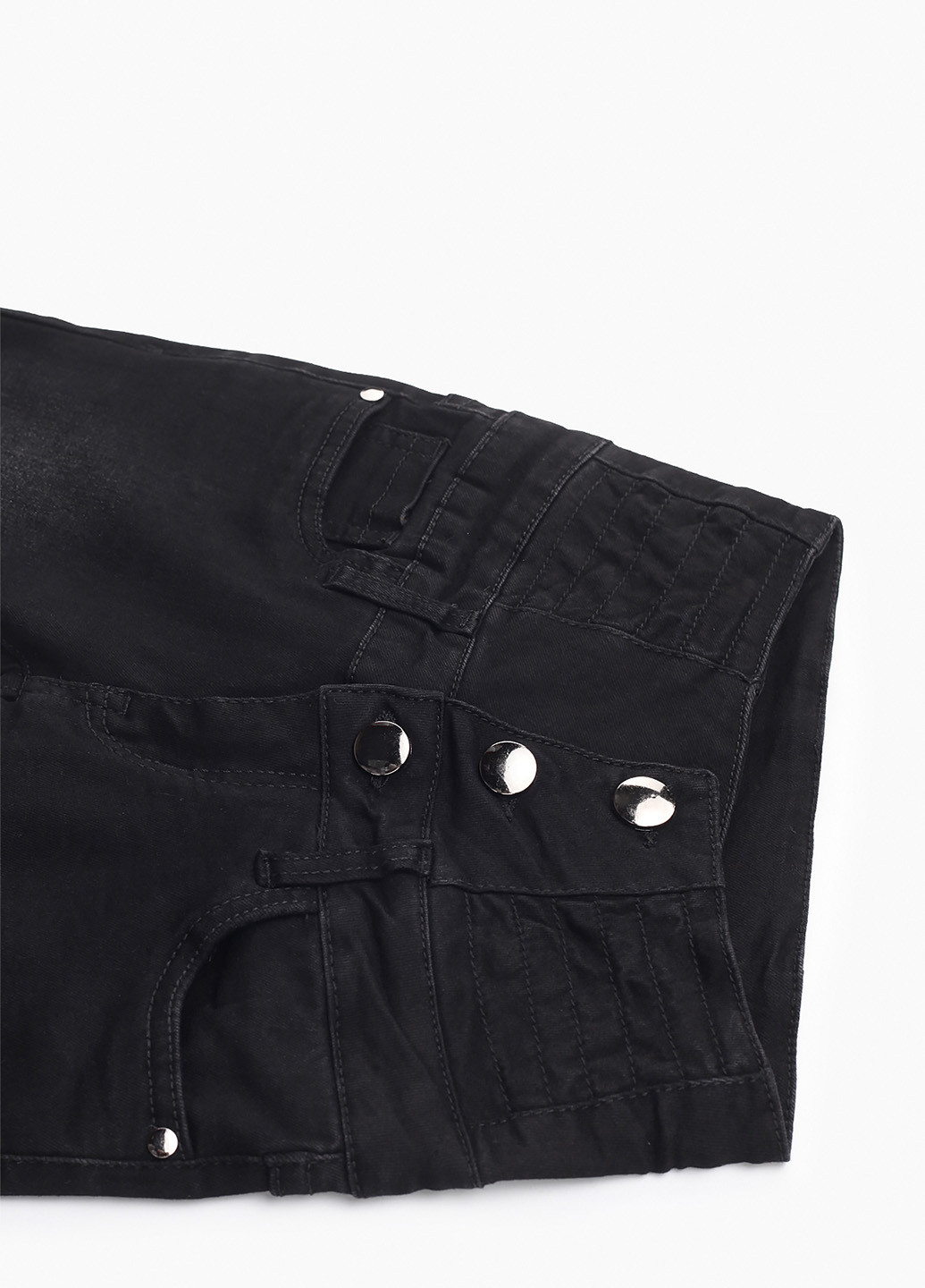 Черные демисезонные зауженные джинсы Grace