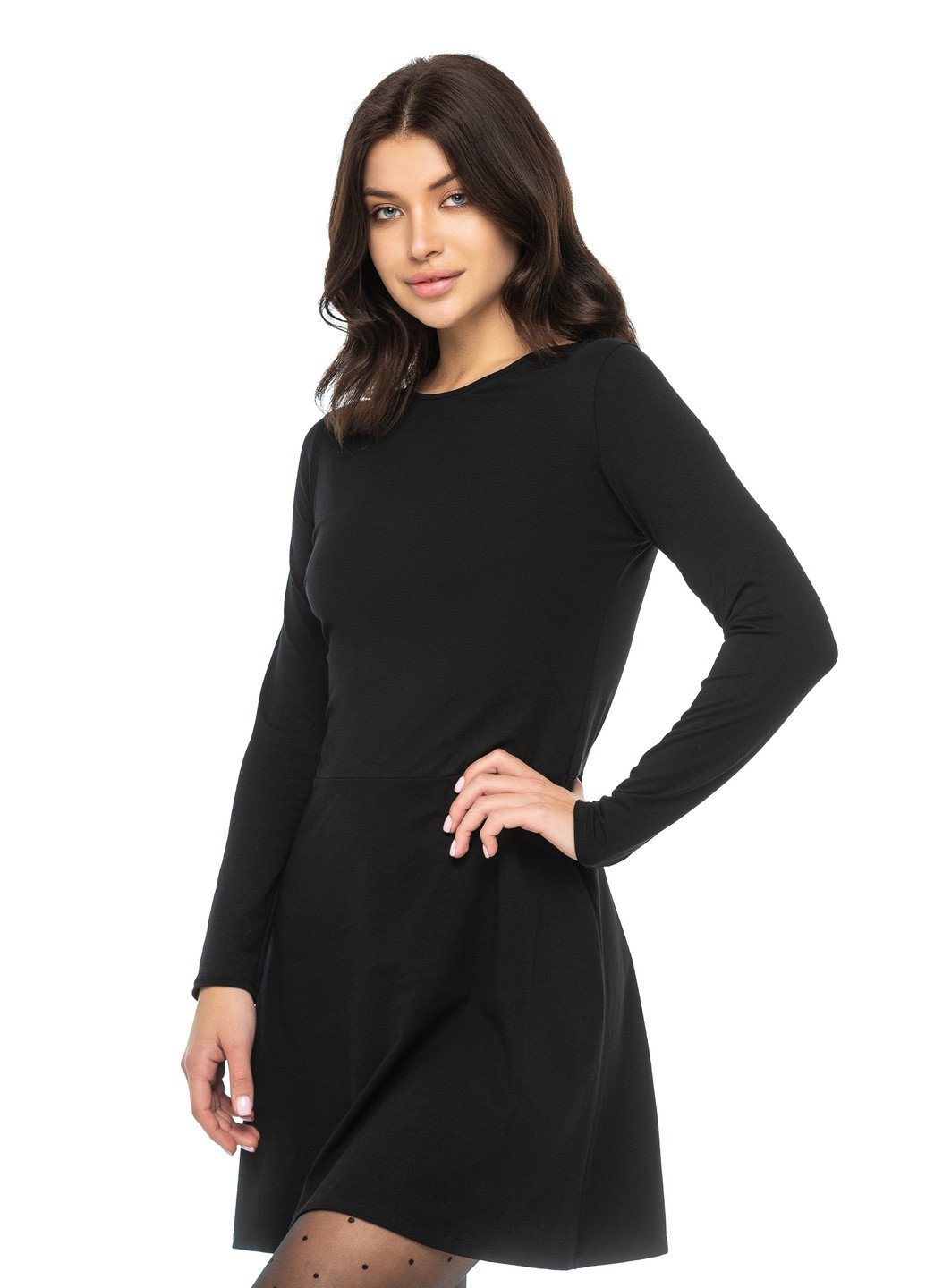 Чорна кежуал сукня Comease однотонна