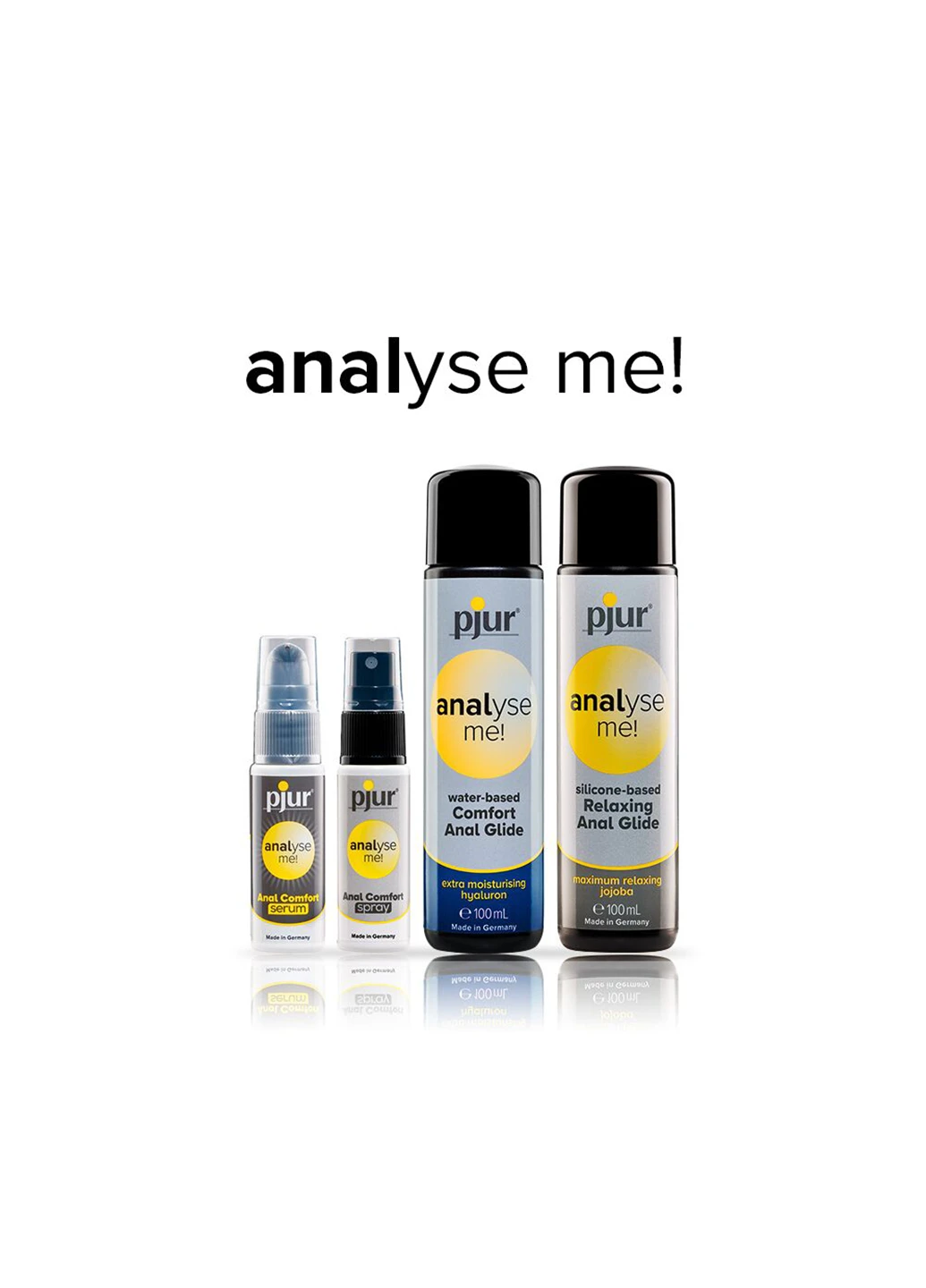 Анальне Масло analyse me! Comfort water glide 250 мл на водній основі з гіалуроном Pjur (254151921)