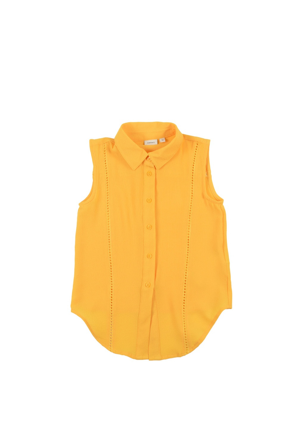 Желтая блузка без рукава Name it летняя