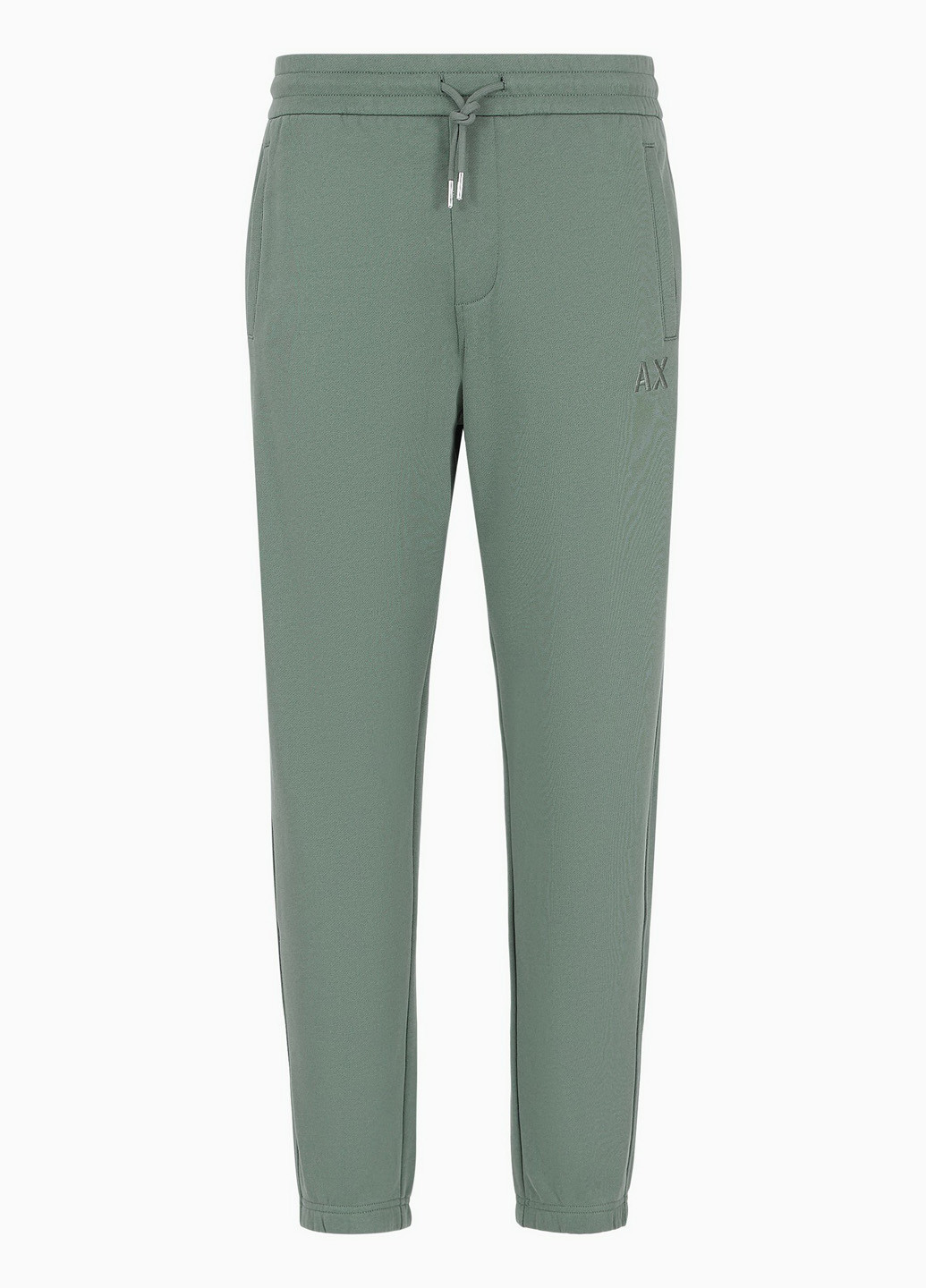 Зеленые спортивные демисезонные джоггеры брюки Armani Exchange