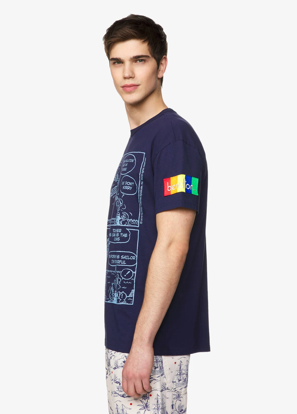Синяя футболка United Colors of Benetton