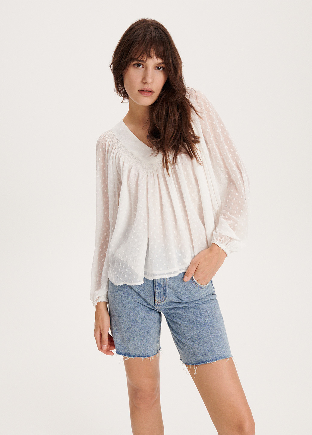 Біла блуза Reserved