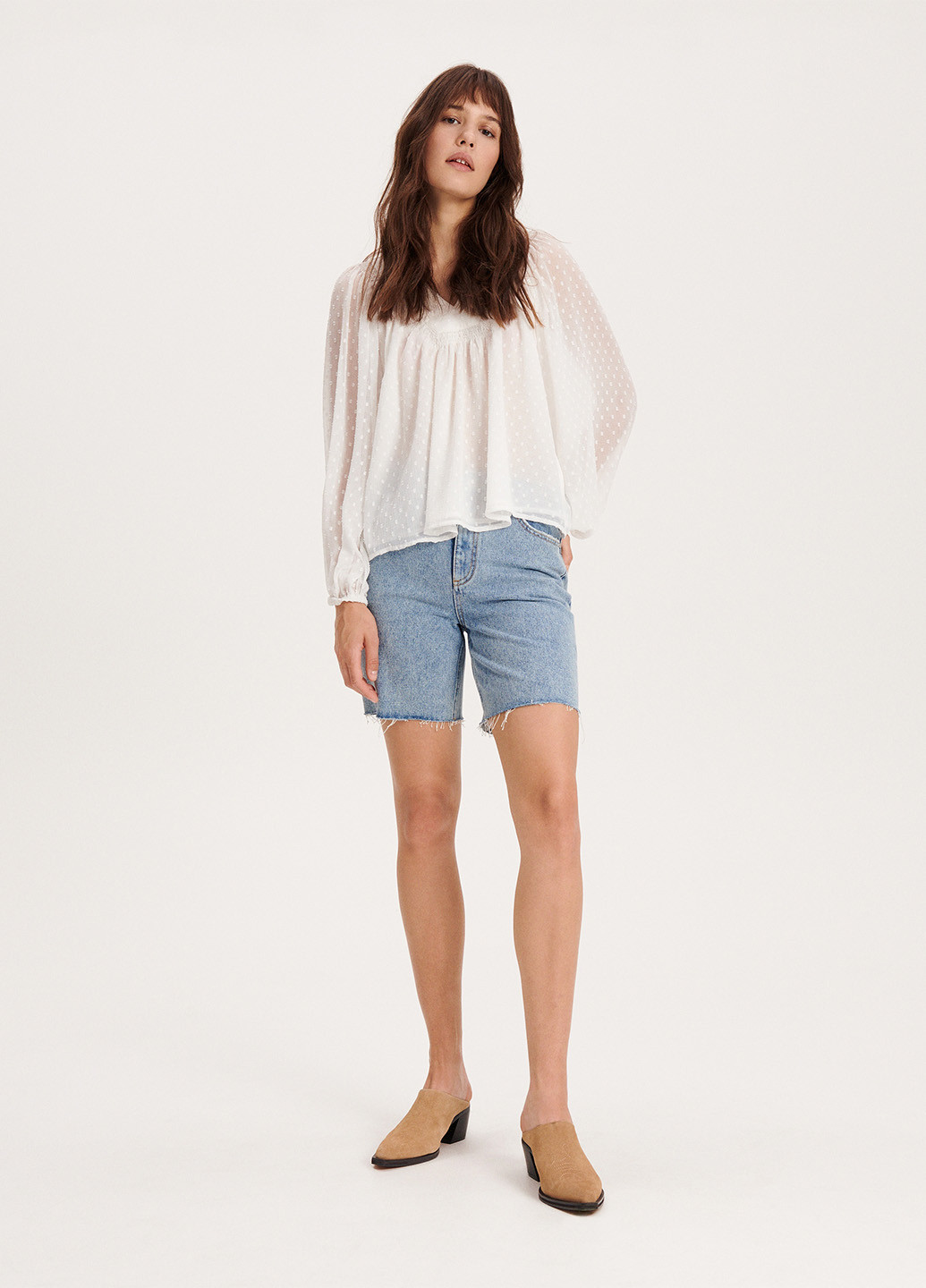 Біла блуза Reserved